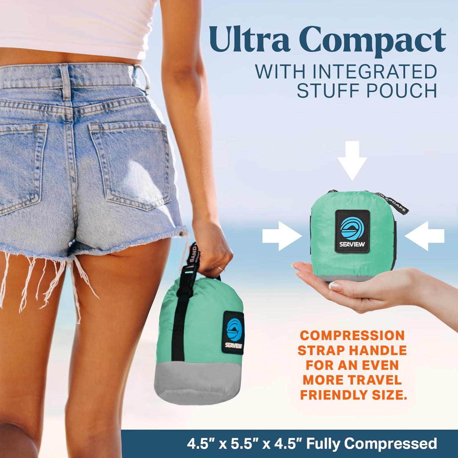 Manta de Playa Impermeable Seaview 180 Sand Escape 1.83m x 2.13m