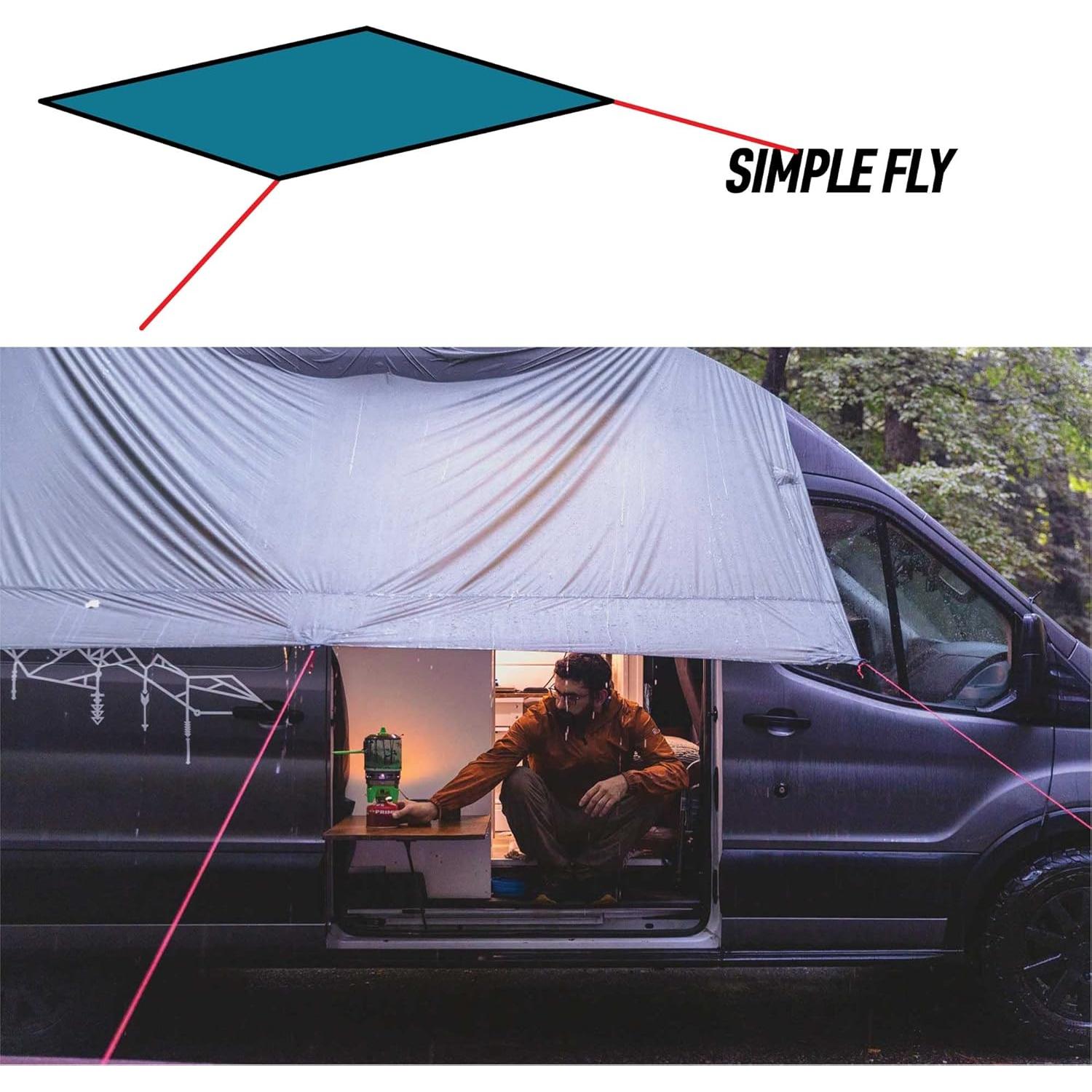 Refugio Multiuso Grand Trunk Moab - Nylon Impermeable 2.95x2.03m