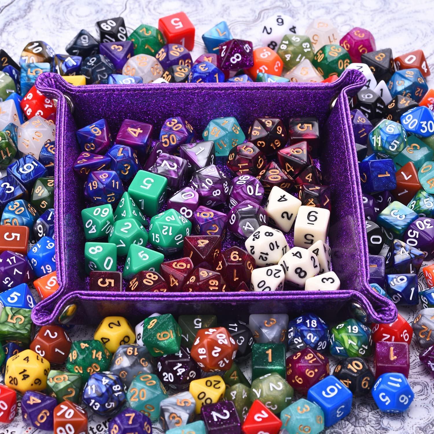 Conjunto de Dados RPG Amiven 30 Sets Poliedricos 210 Piezas