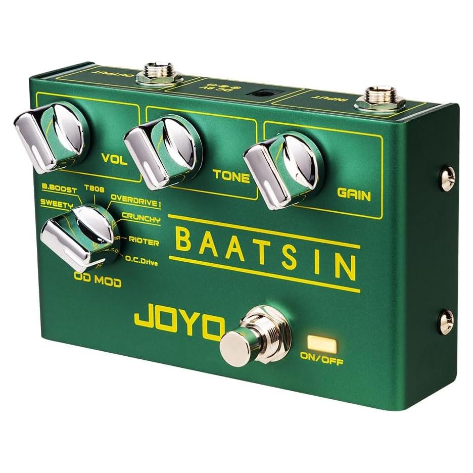 Pedal de Efectos JOYO Baatsin R-11 Overdrive y Distorsión 8 en 1
