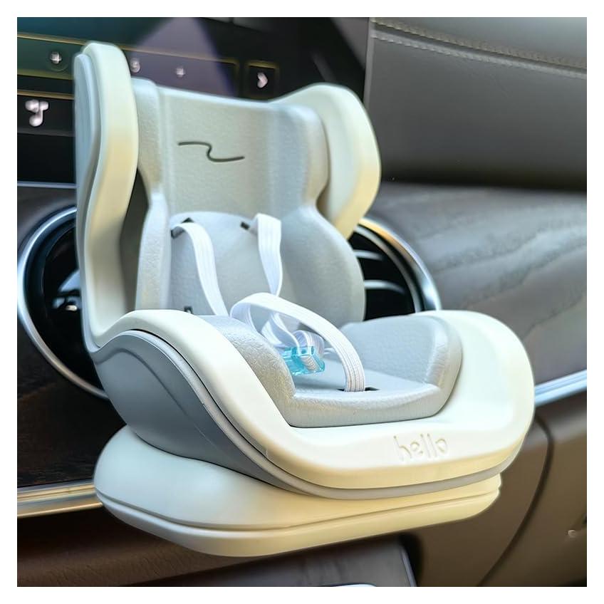 Asiento de Seguridad para Muñecas OB11 Labubu - Gris