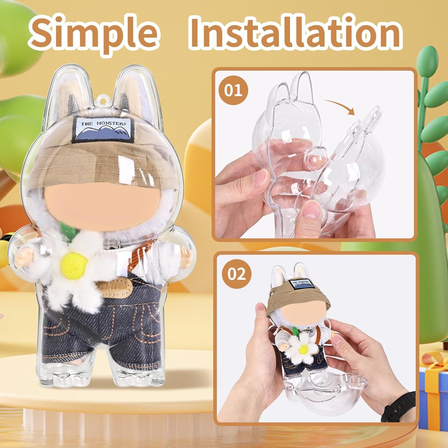 Funda Acrílica Protectora para Juguetes Volpki LABU 22.8x19.4cm