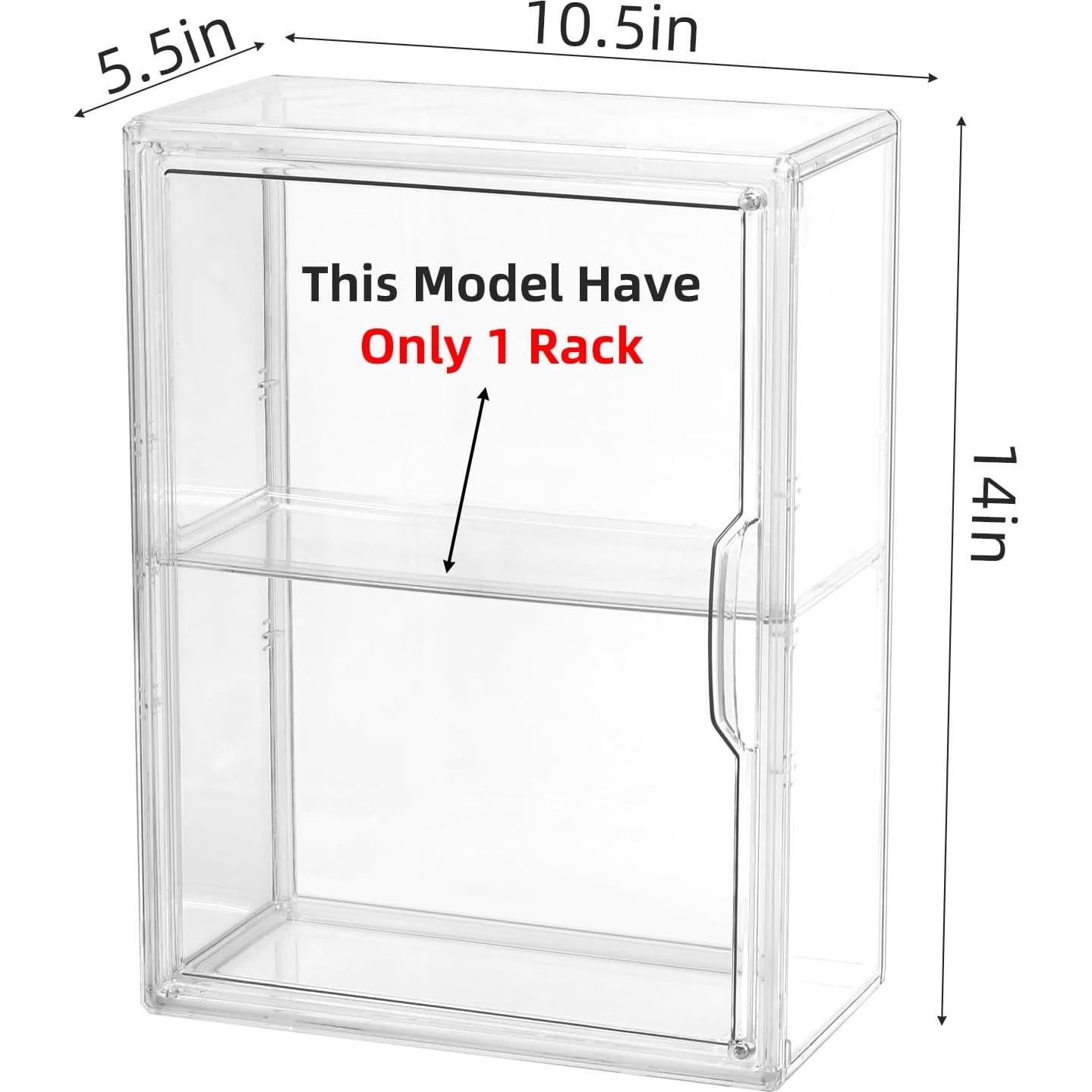 Estuche de exhibición acrílico Wollibao para muñecas Labubu