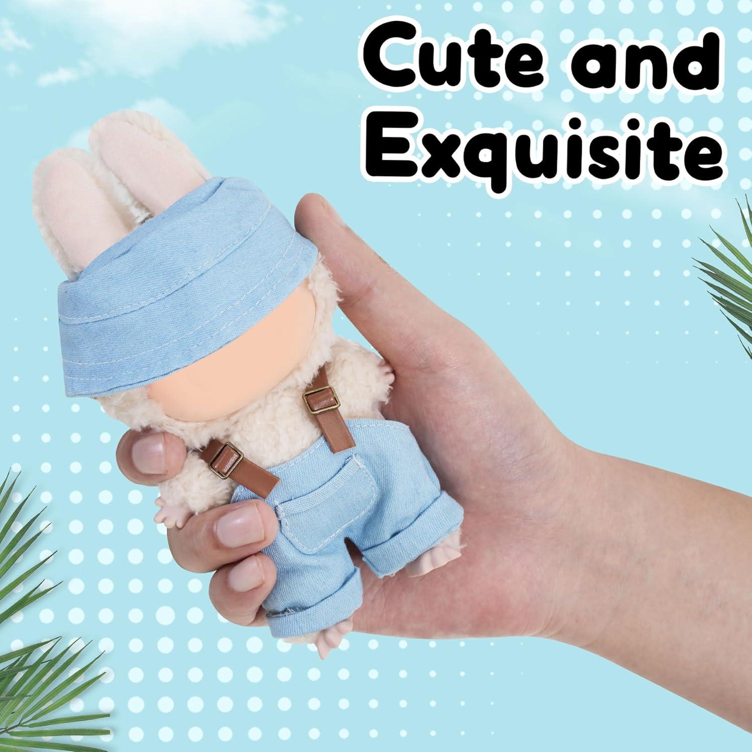 Conjunto de Ropa para Muñeca 17cm IGINOA Azul Accesorios