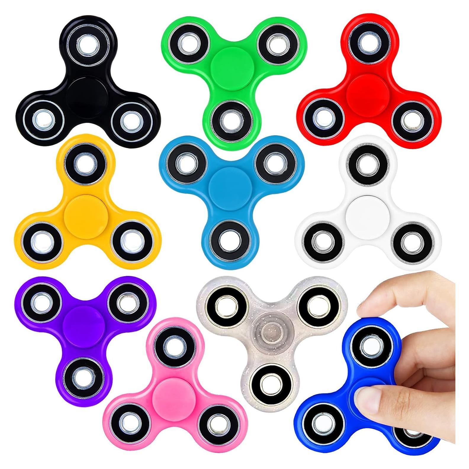 Fidget Spinner SCIONE 10 Piezas Alivio Estrés Oficina
