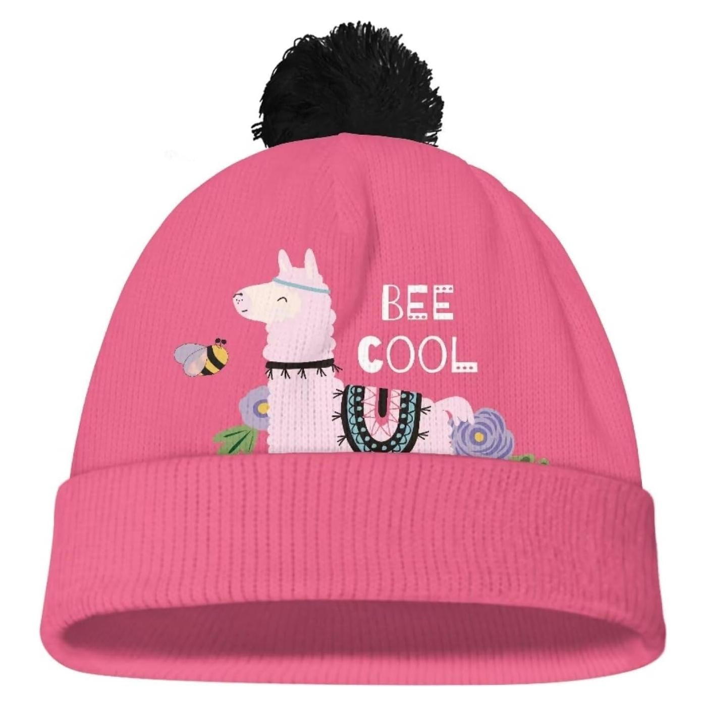 Gorro de Invierno Tejido para Niños Alpaca 22x22 cm