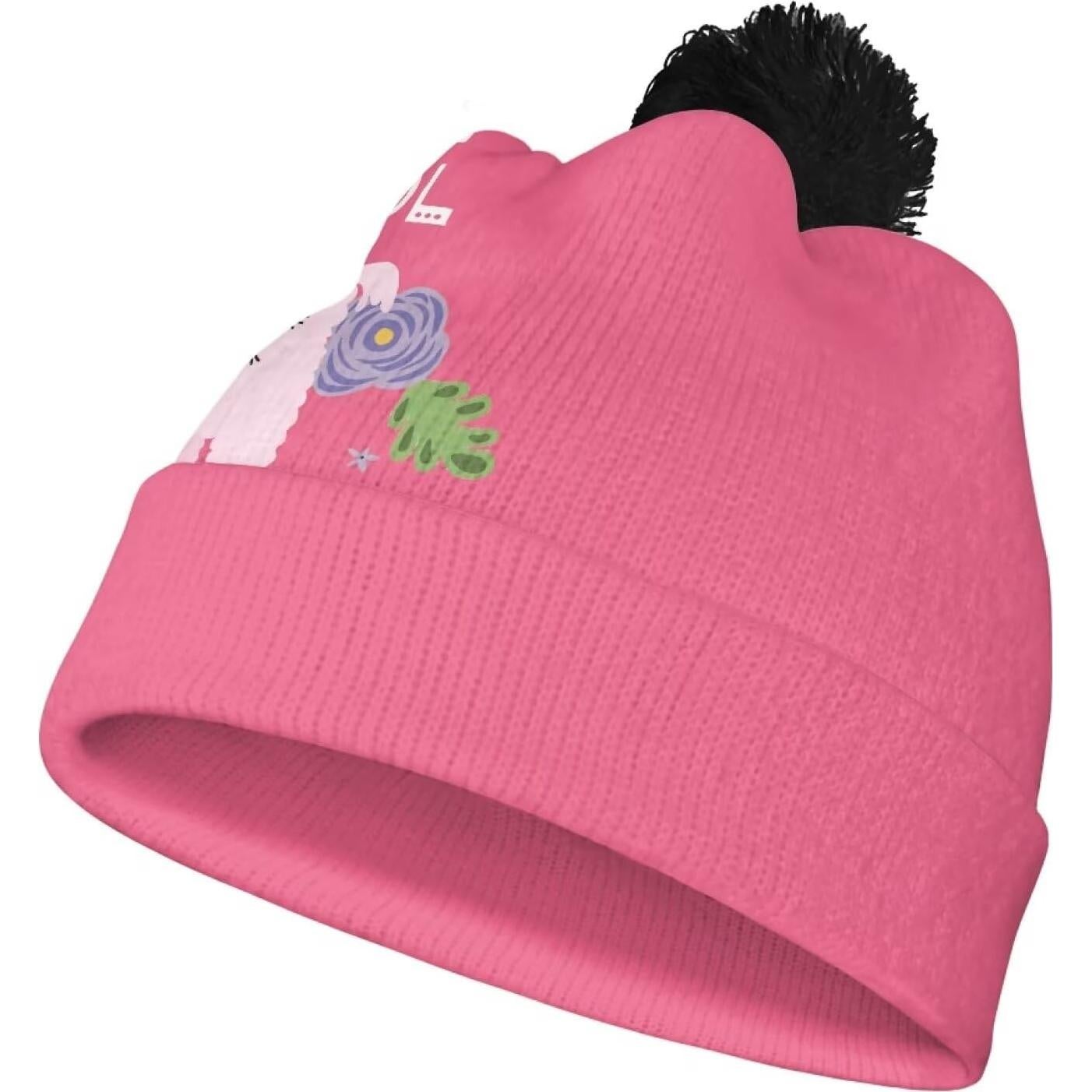 Gorro de Invierno Tejido para Niños Alpaca 22x22 cm