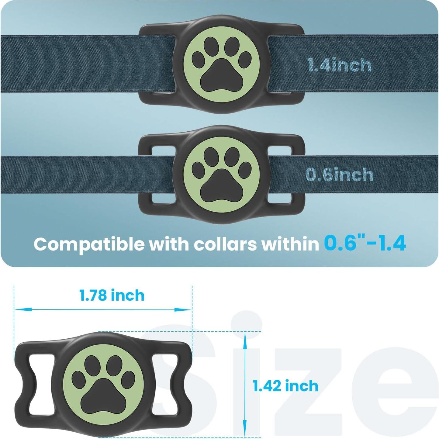 Soporte para AirTag de Collar de Perro QRTagLab Impermeable