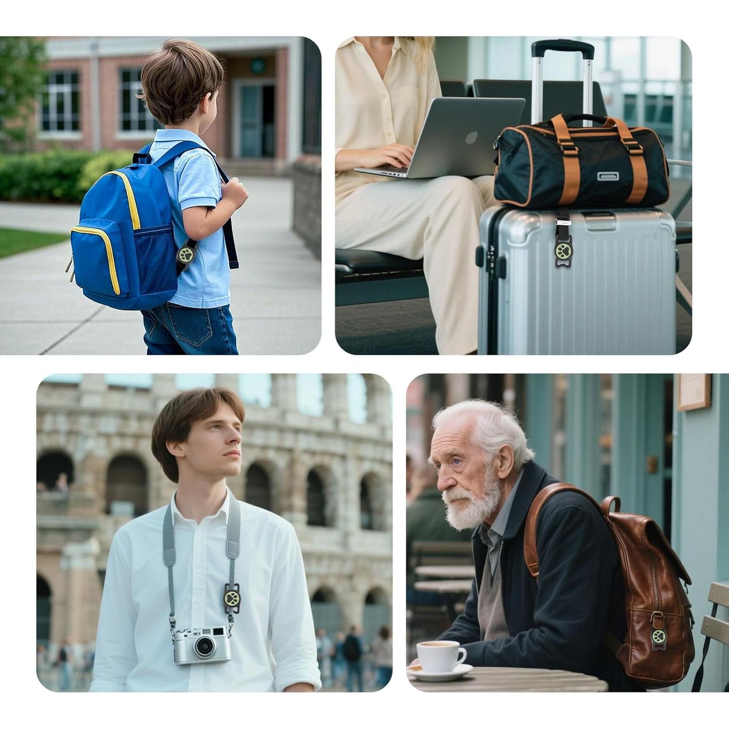 Soporte para AirTag de Collar de Perro QRTagLab Impermeable