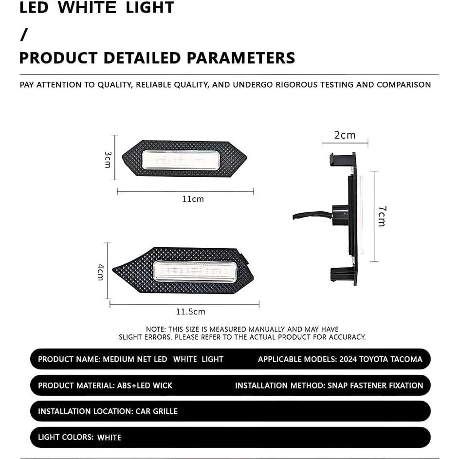Kit de luces LED para parrilla delantera Toyota Tacoma 2024-2025