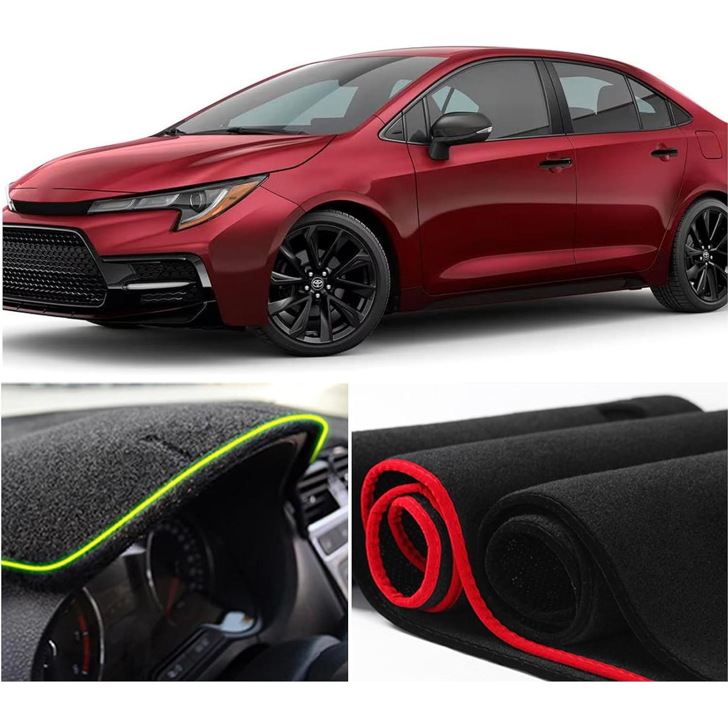 Cubierta de tablero KEEGTBOX para Toyota Corolla Sedan 2019-2022