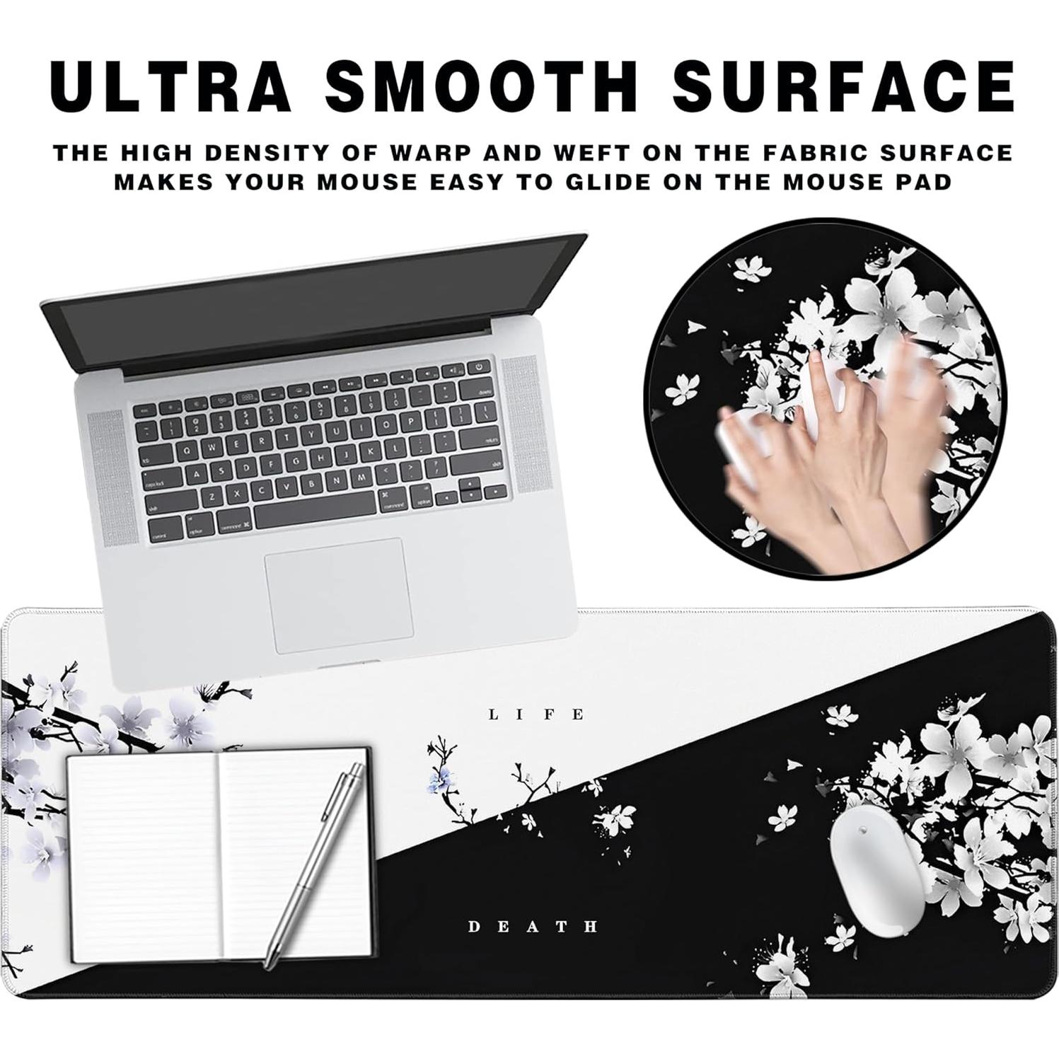 Alfombrilla de Ratón Gaming Halooidop Grande 80x30cm Antideslizante