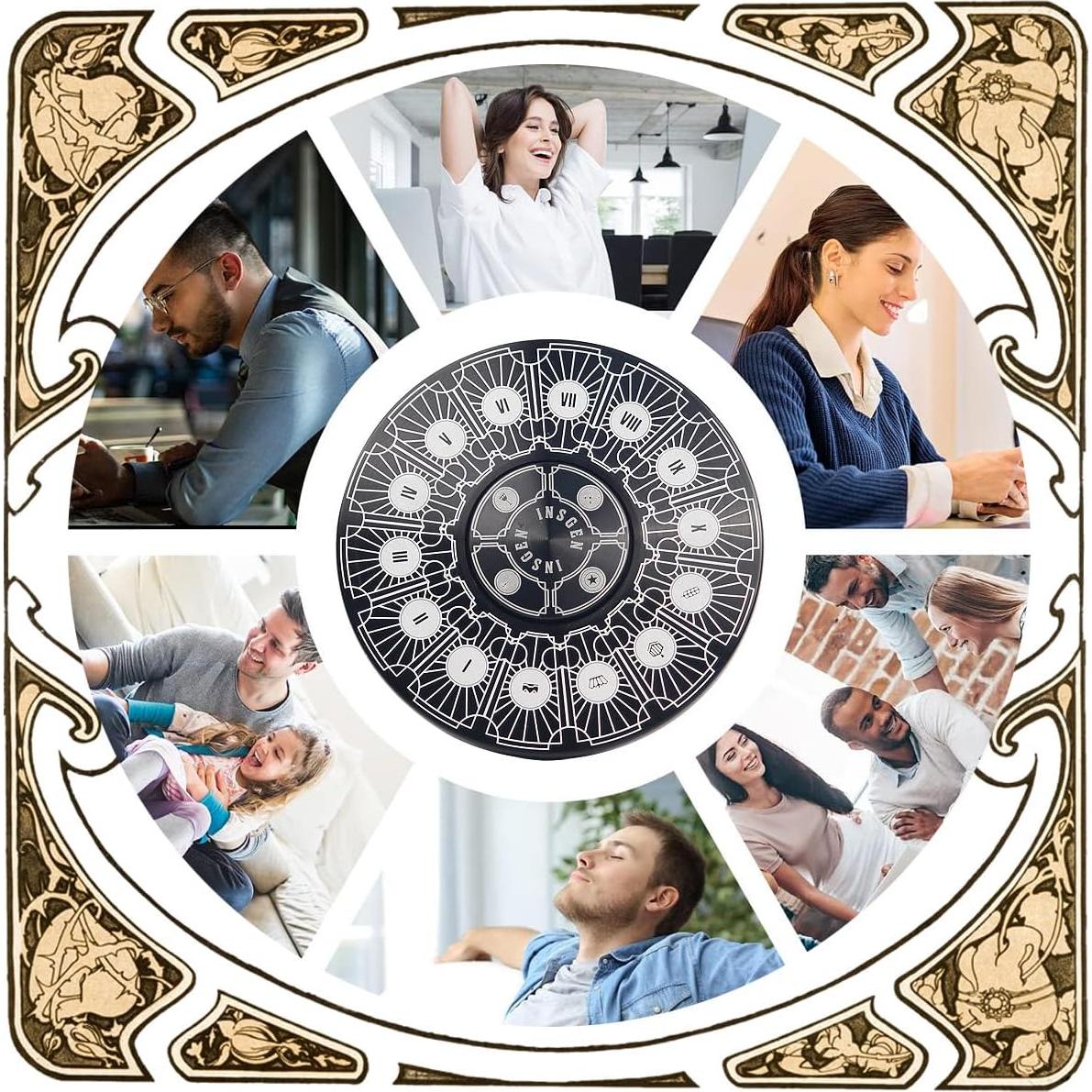 Spinner Antiestrés Insgen Tarot 7.87 cm Alivio Ansiedad