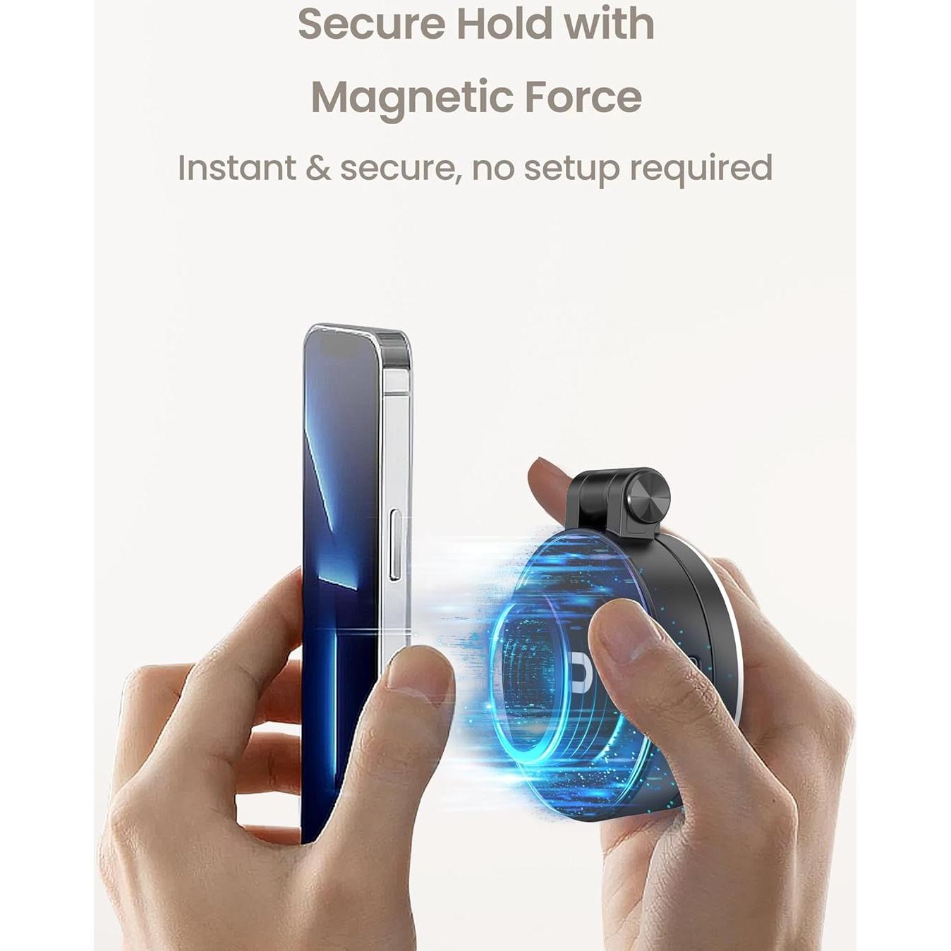 Luz de Selfie Magnética KraftGeek para iPhone MagSafe Negra