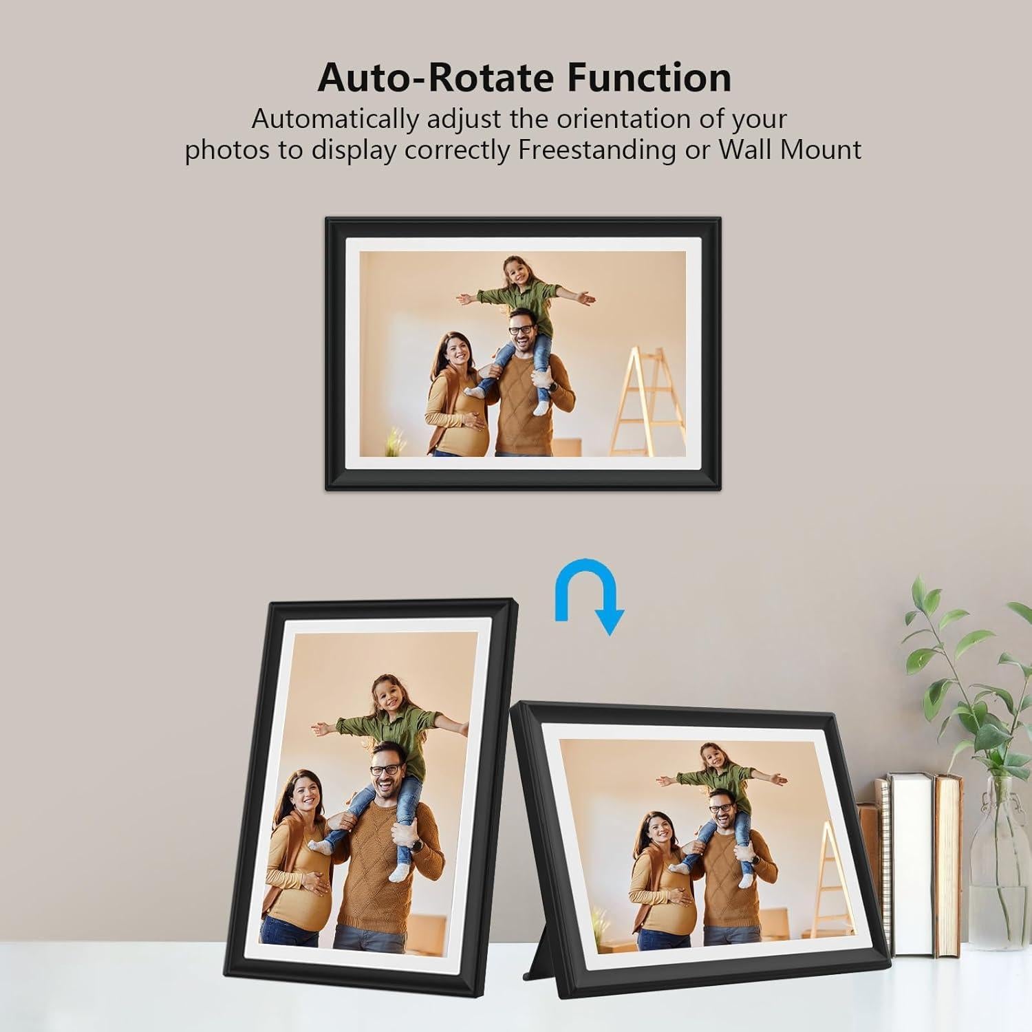 Marco de Fotos Digital Moonka 10.1" WiFi 32GB Pantalla HD