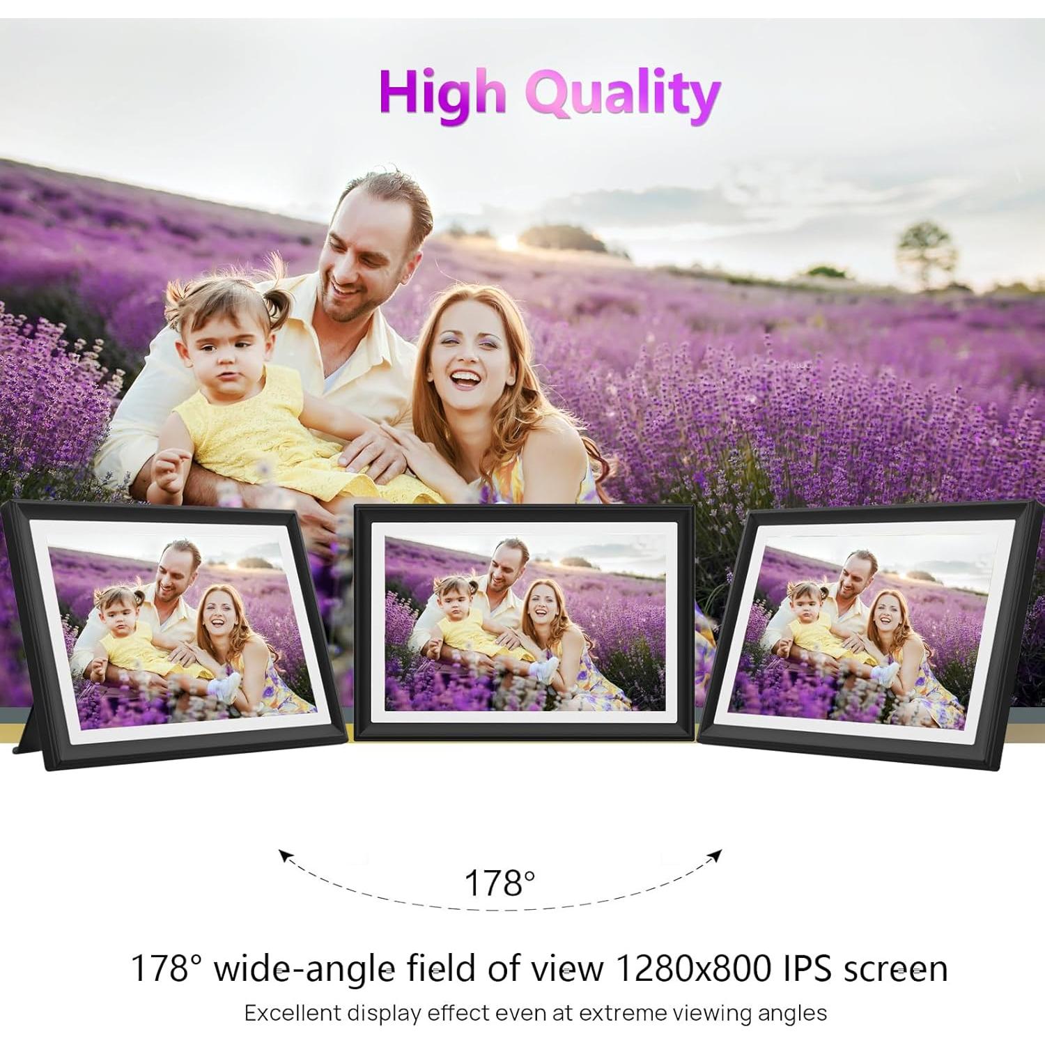 Marco de Fotos Digital Moonka 10.1" WiFi 32GB Pantalla HD