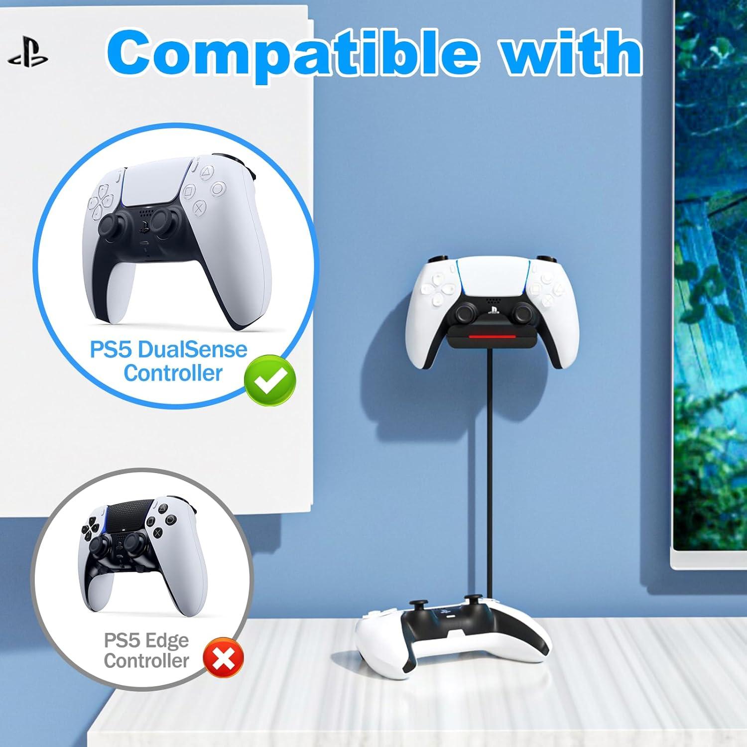 Soporte de Carga para Controlador PS5 REEYEAR con Cable 1m