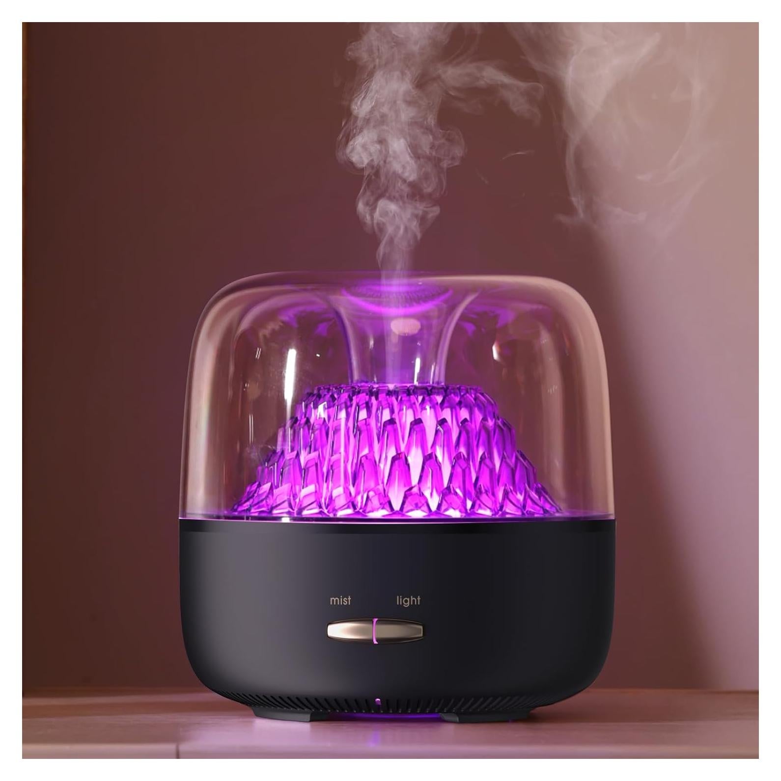 Difusor de Aceite Esencial KinYiLO Negro 200ml Aromaterapia