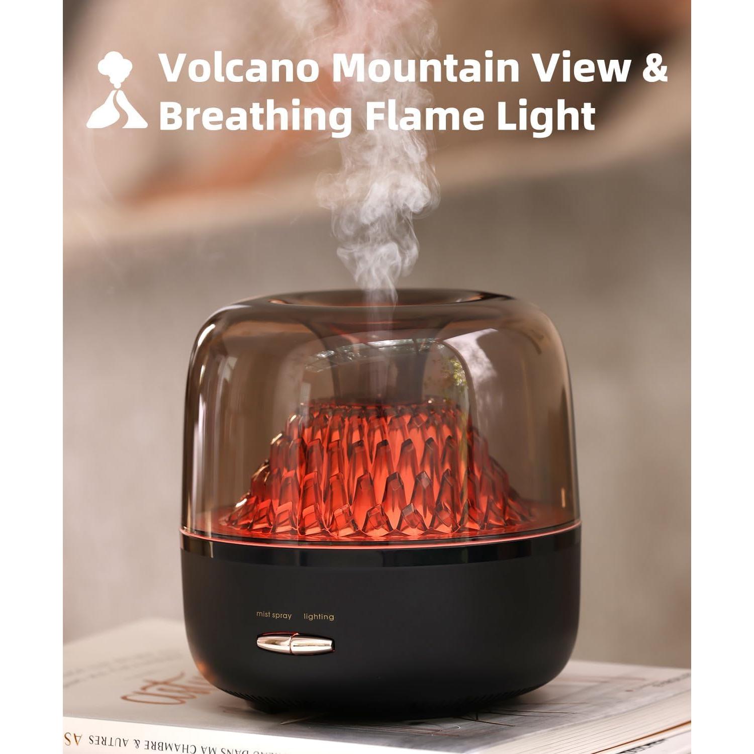 Difusor de Aceite Esencial KinYiLO Negro 200ml Aromaterapia