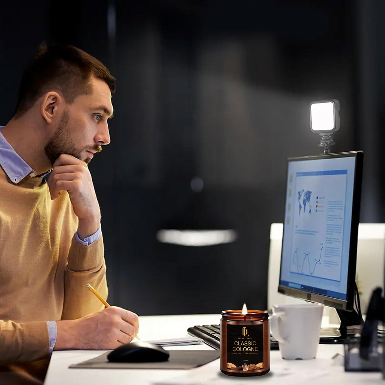 Vela Aromática de Soja Colonia Clásica 198g - Regalo Hombre