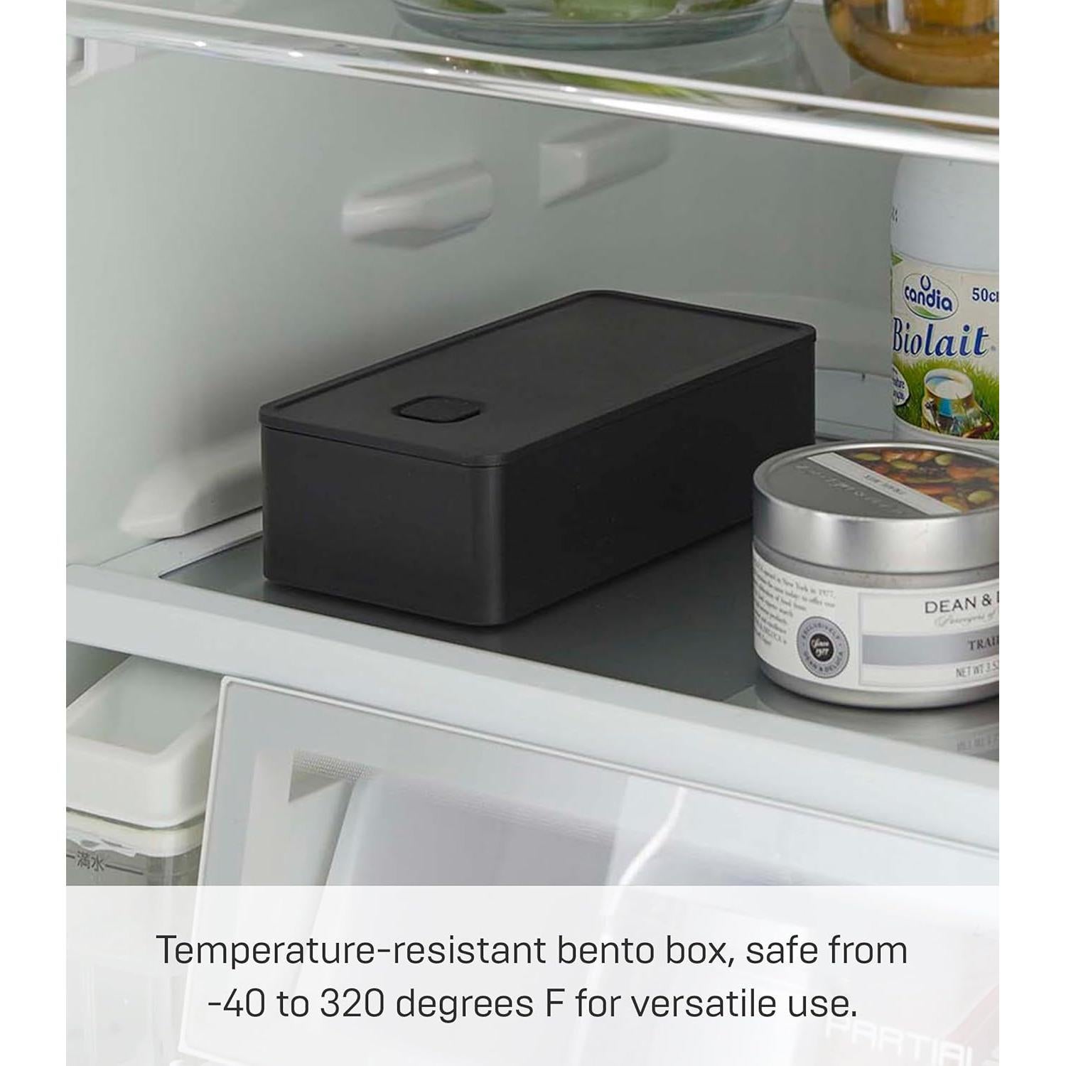 Caja Bento Sellada al Vacío Yamazaki 500ml Apta Microondas