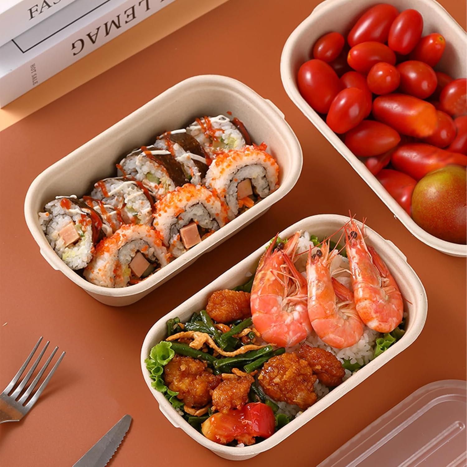 Tazones de Papel TINSKY 50 Unidades 946 ml con Tapas