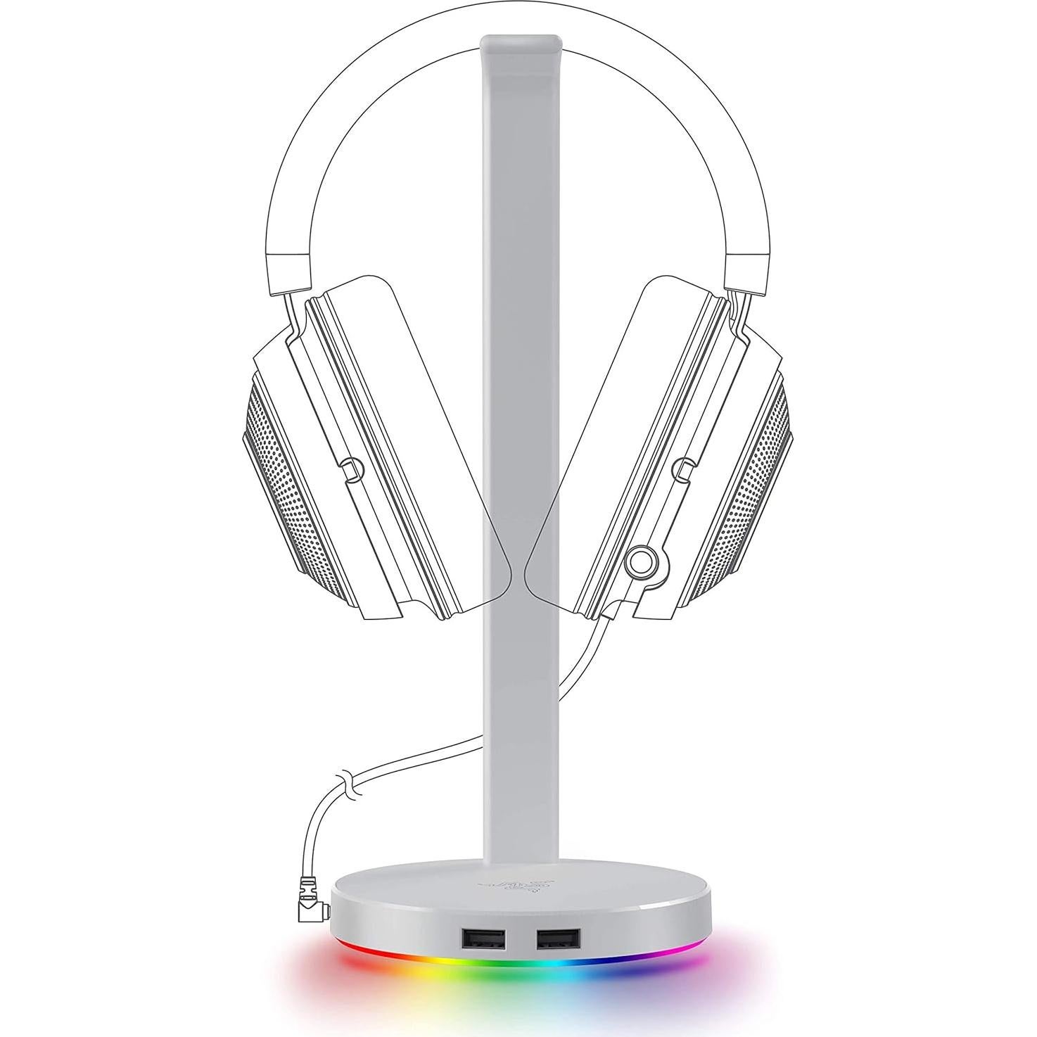 Base Station V2 Chroma Razer Blanco Mercurio RGB