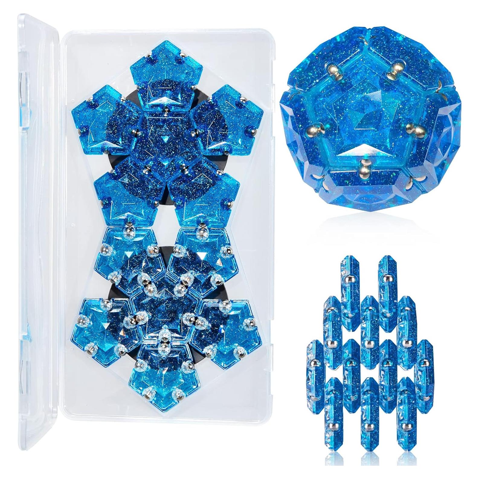 Esfera Magnética Antiestrés KEDIBO - Set 12 Piezas Azul