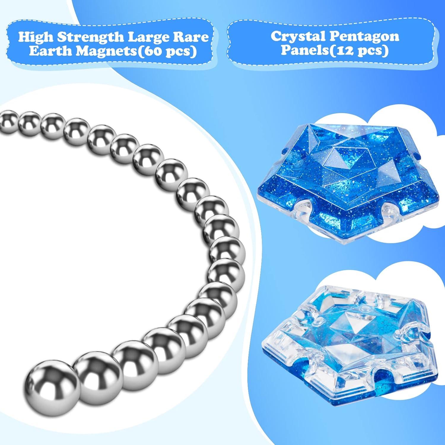 Esfera Magnética Antiestrés KEDIBO - Set 12 Piezas Azul