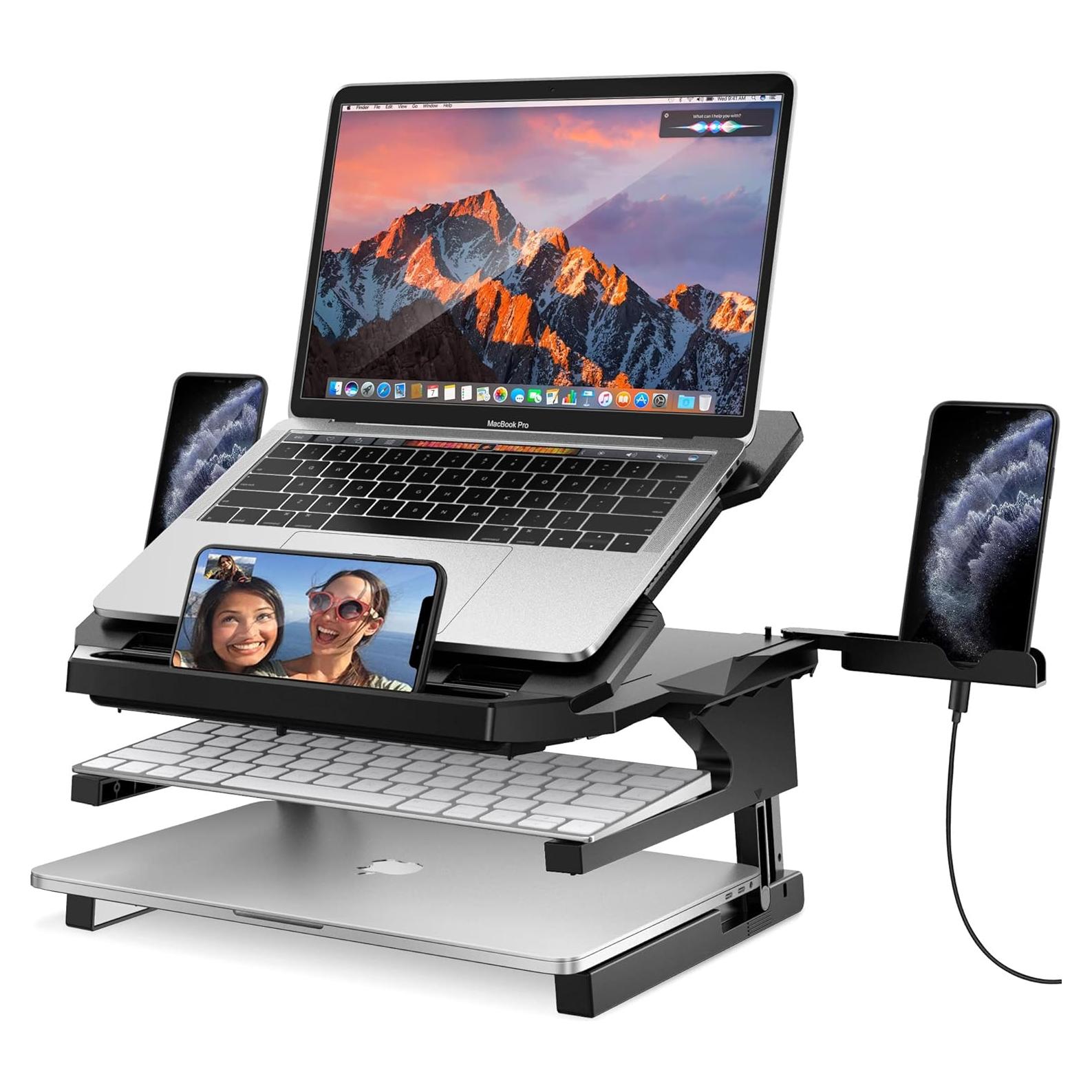 Soporte para Laptop AboveTEK LS-58B Ajustable 20 Ángulos 10-17"