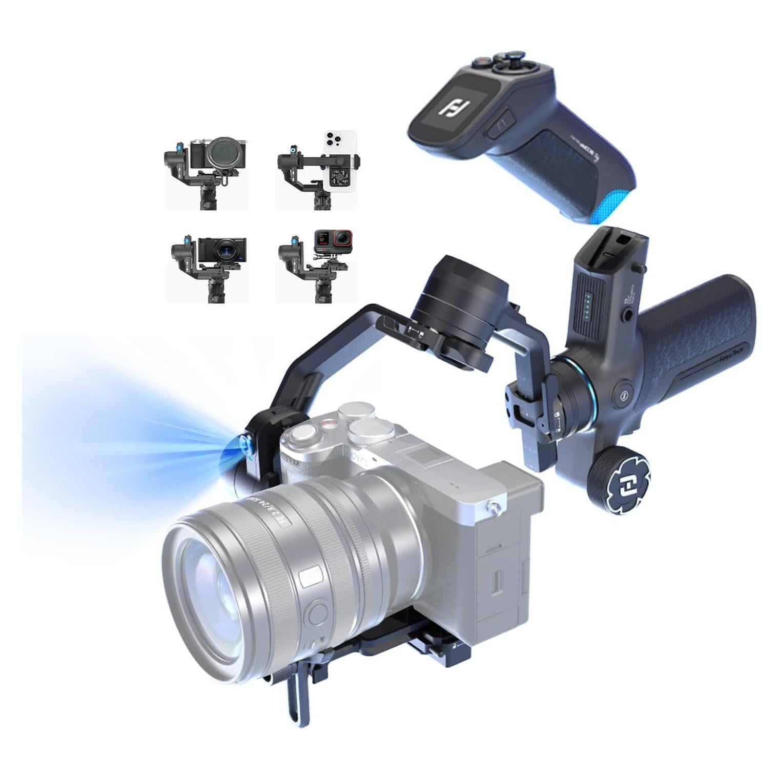 Estabilizador de Cardán FeiyuTech SCORP Mini 3 Pro - Soporta 2 kg