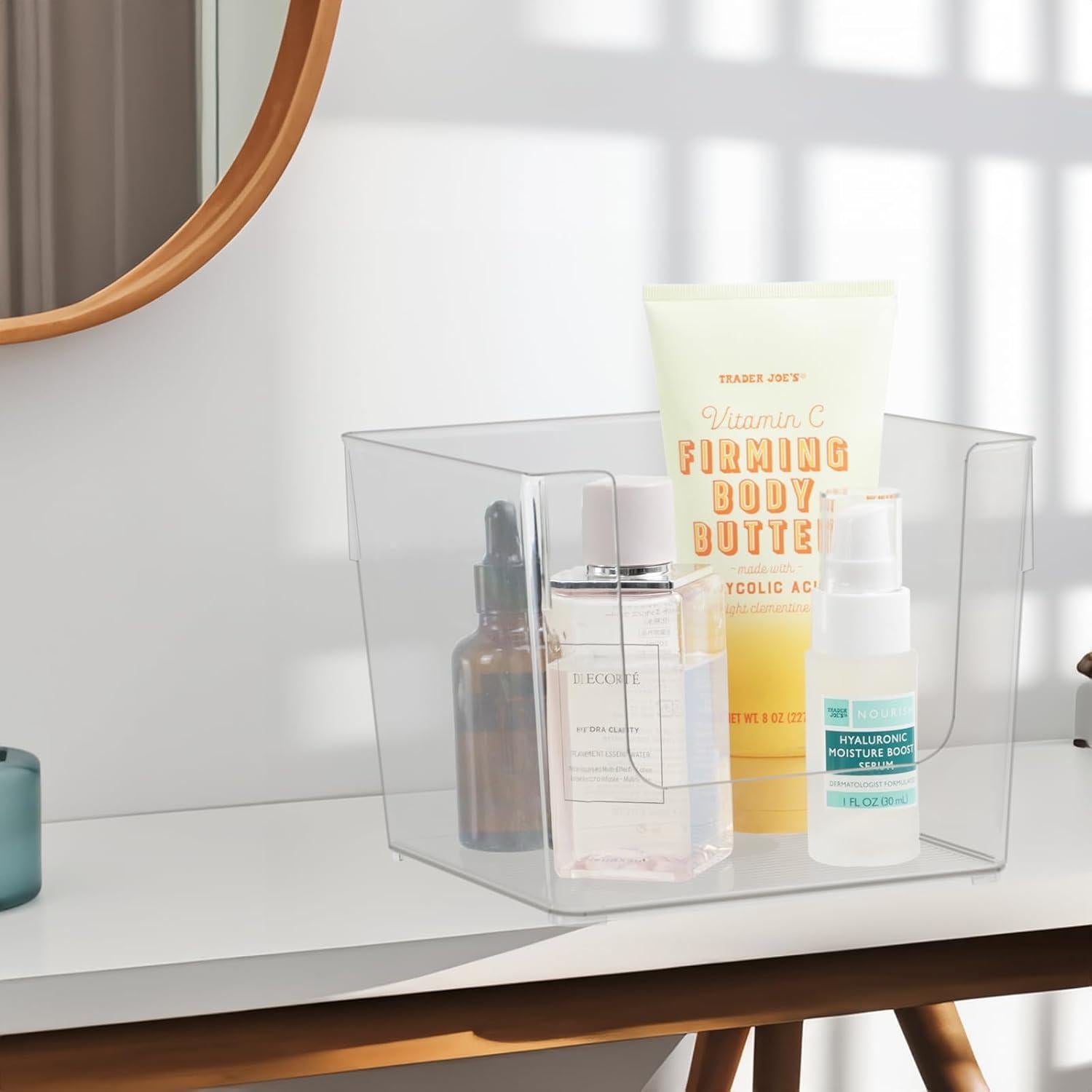 Contenedor Organizador de Snacks ZEXALOR Cubo Transparente 17.5 cm