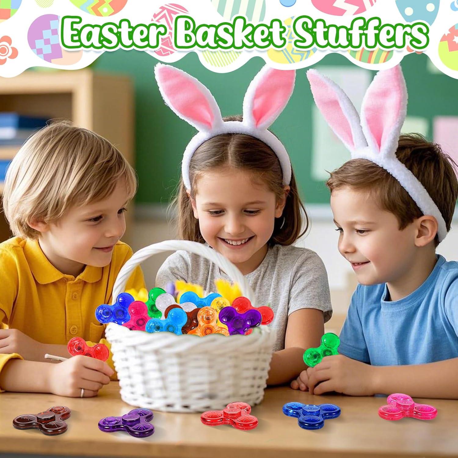 Spinners Antiestrés Gigilli 12 Pcs con Luz LED para Niños