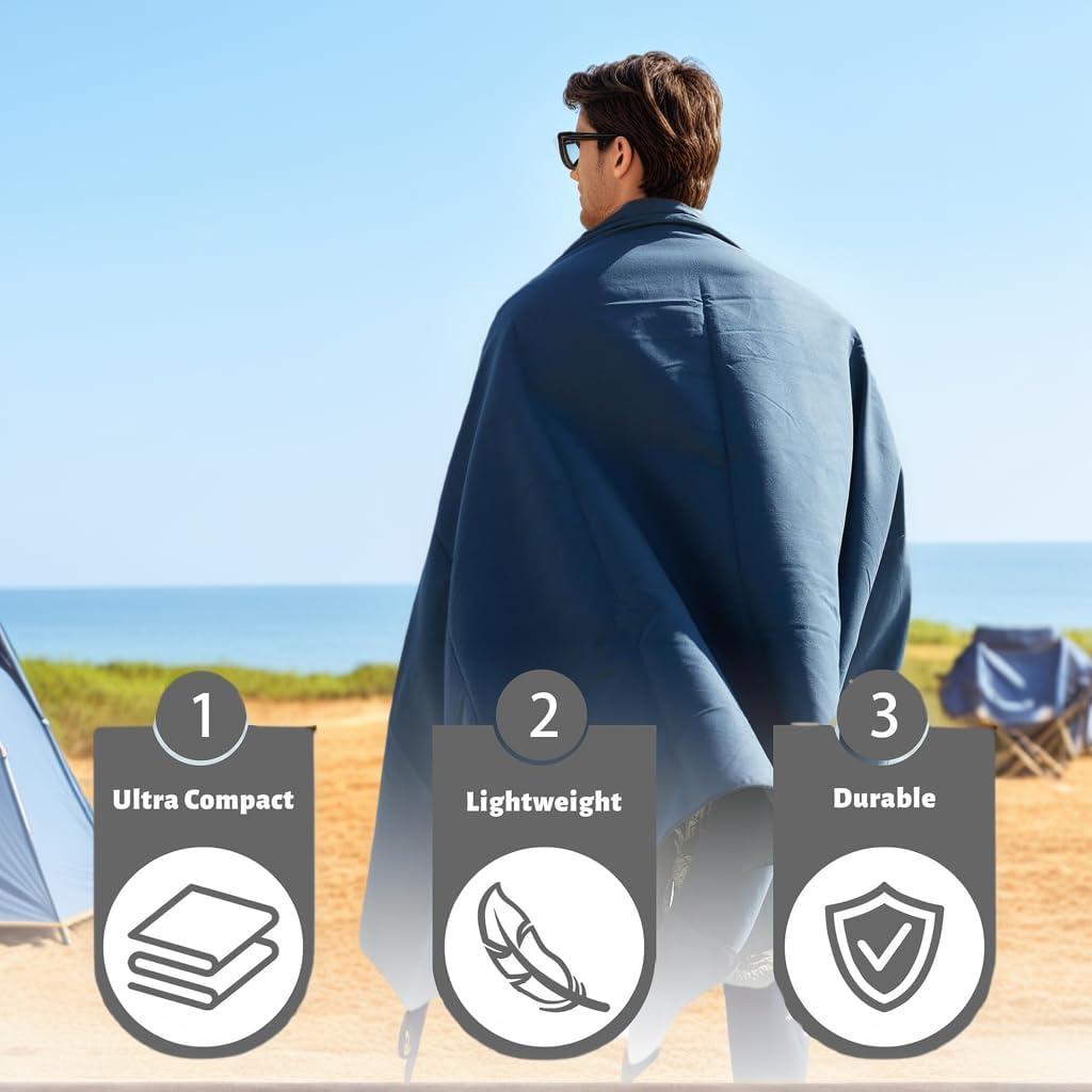 Paquete de 3 Toallas de Microfibra TinyCharms - Secado Rápido