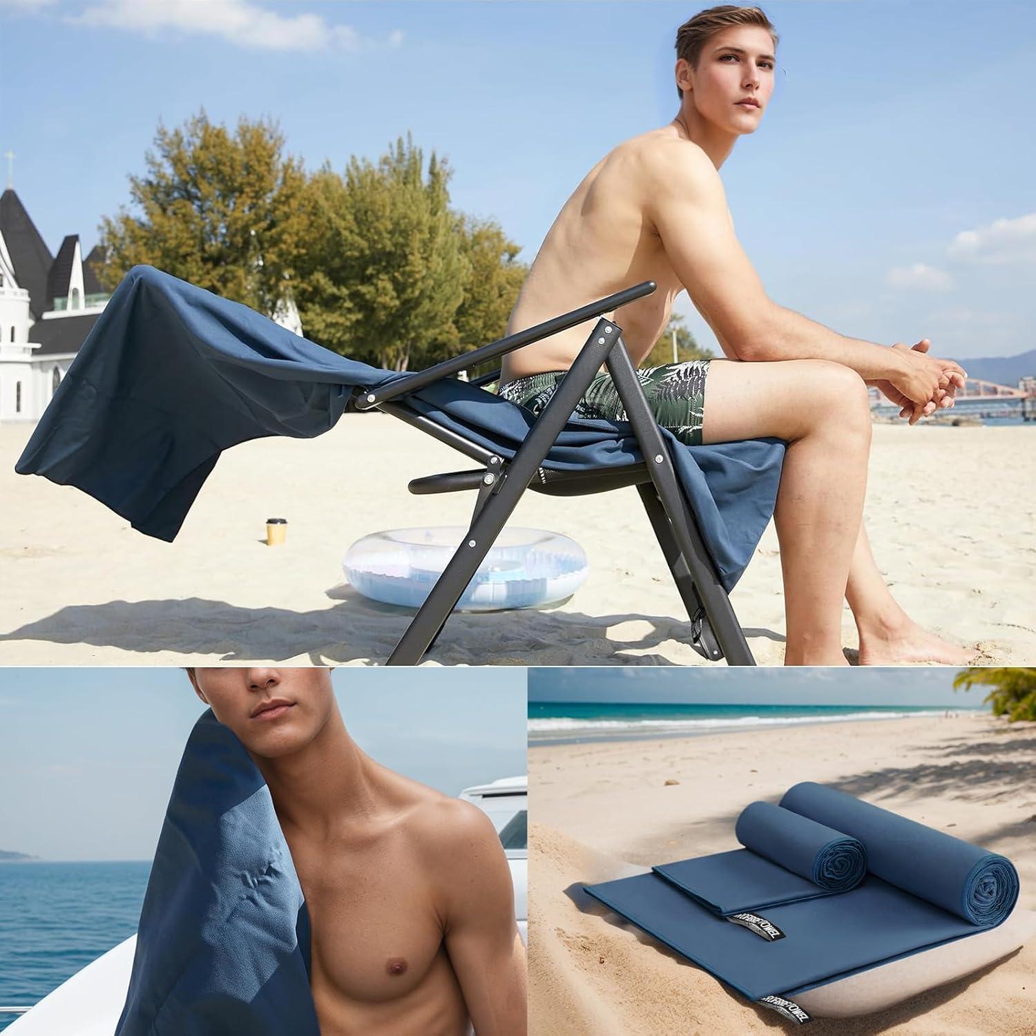 Paquete de 3 Toallas de Microfibra TinyCharms - Secado Rápido