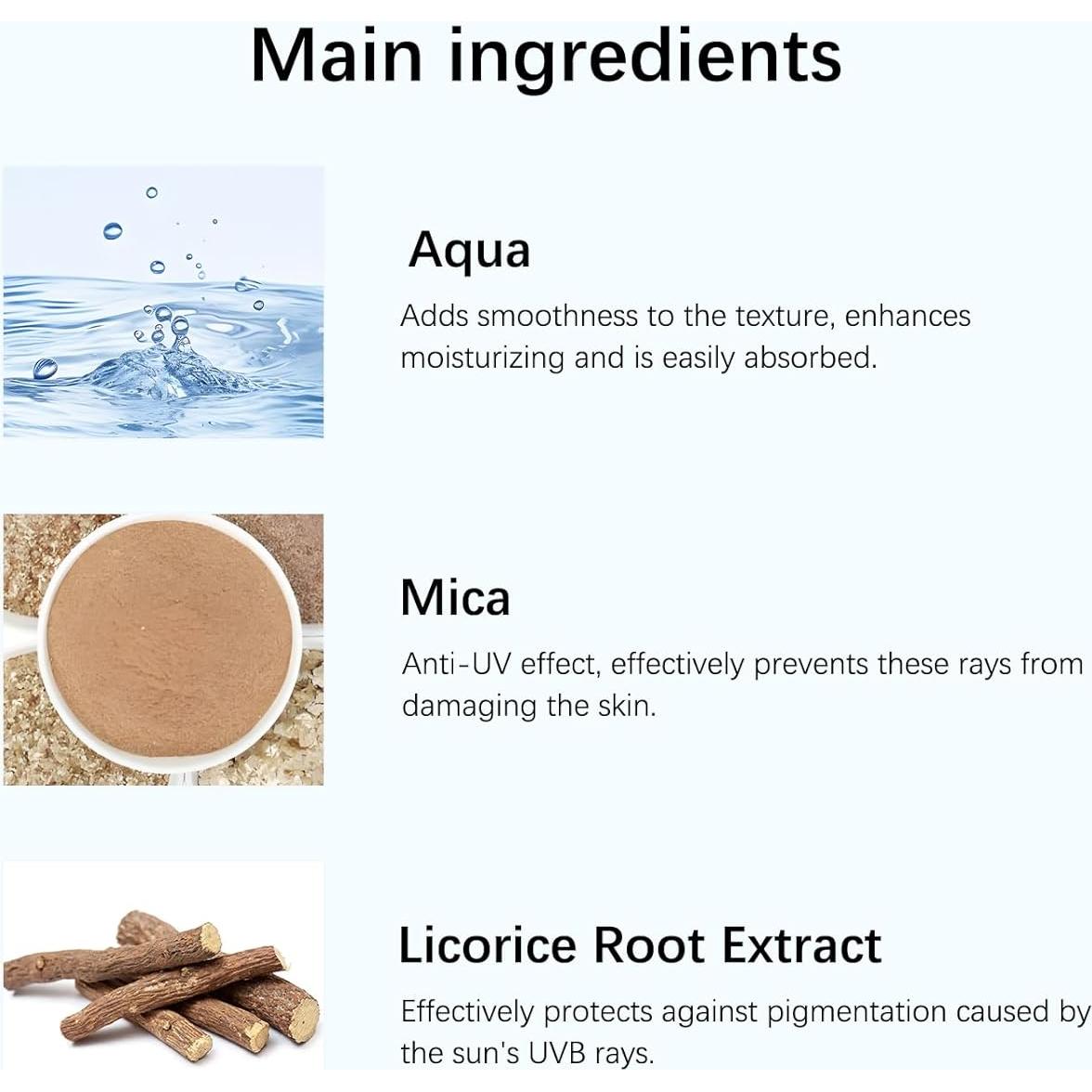 Protector Solar Mineral Tinte SPF 50 QINGC 49.9 ml 2-en-1