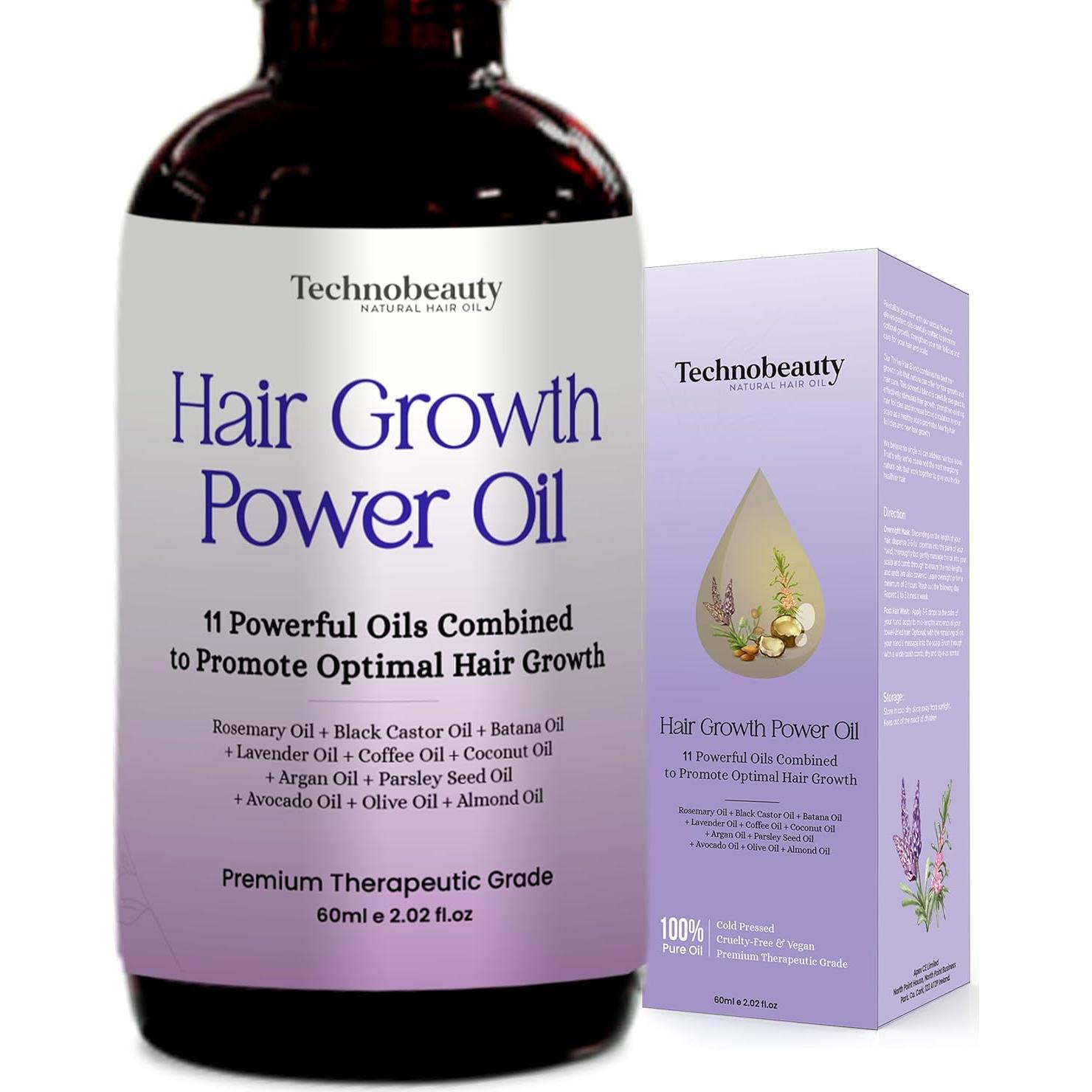 Aceite para Crecimiento del Cabello 11 Aceites Naturales 120 ml