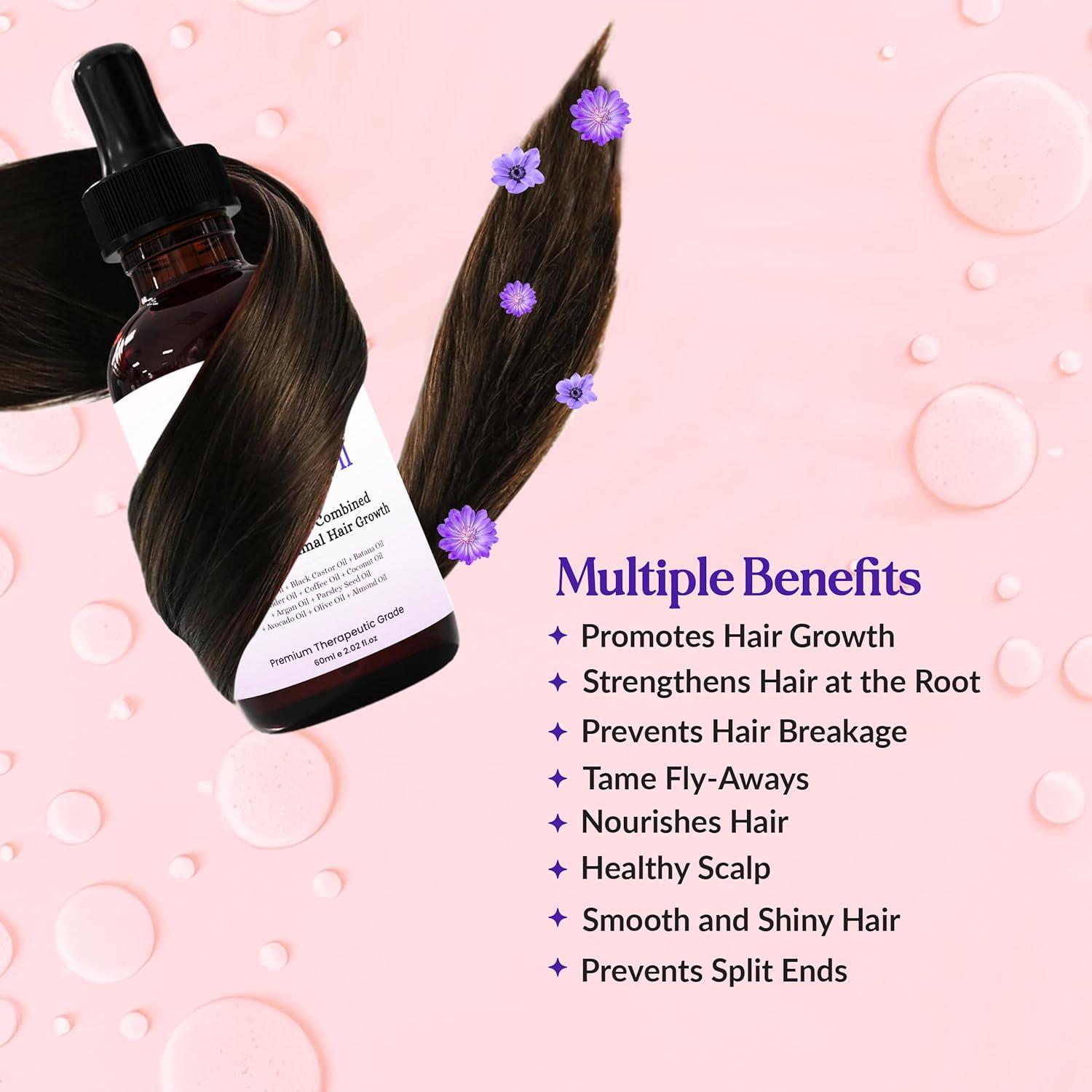 Aceite para Crecimiento del Cabello 11 Aceites Naturales 120 ml