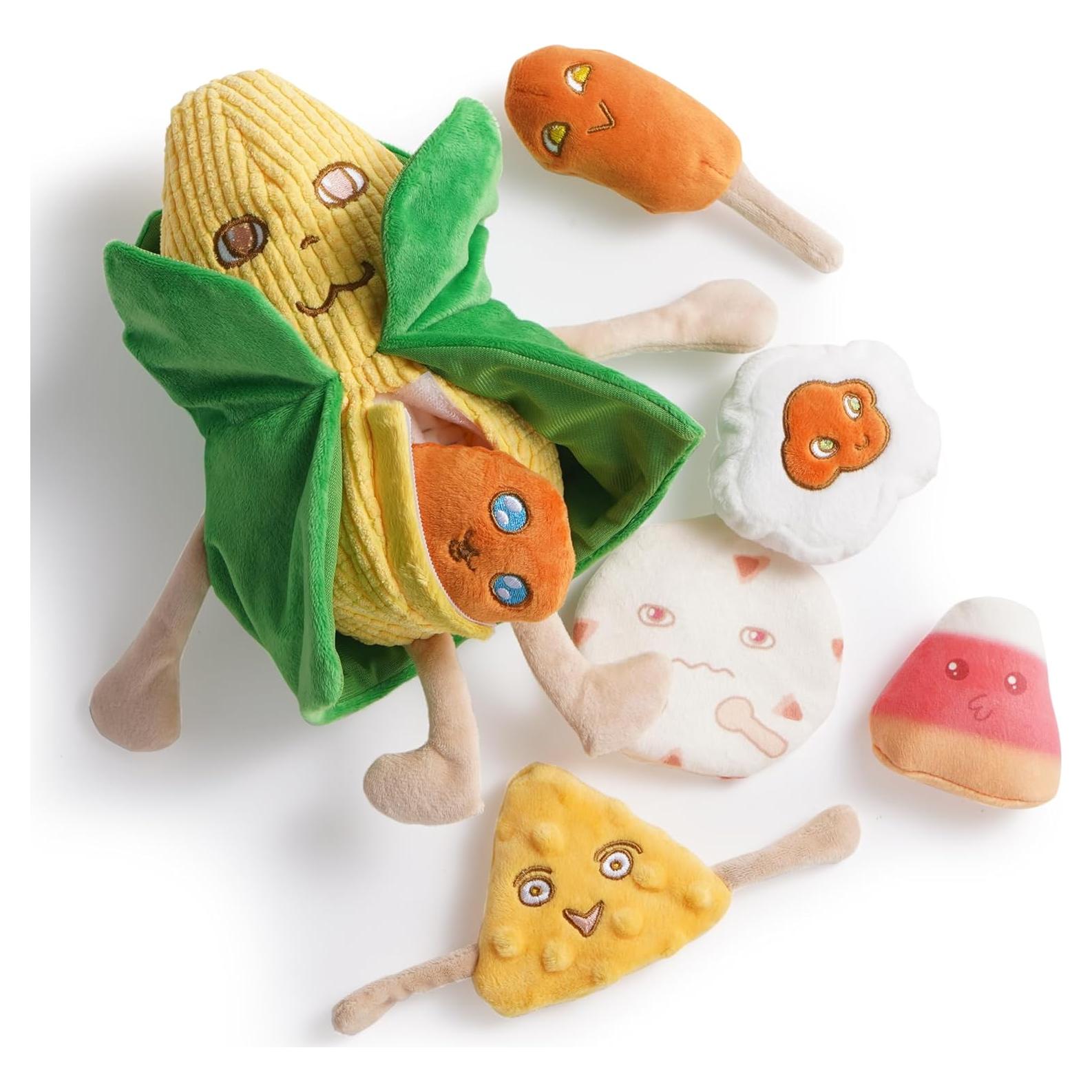 Juguetes de Perro Nocciola 7 en 1 de Maíz Crujiente