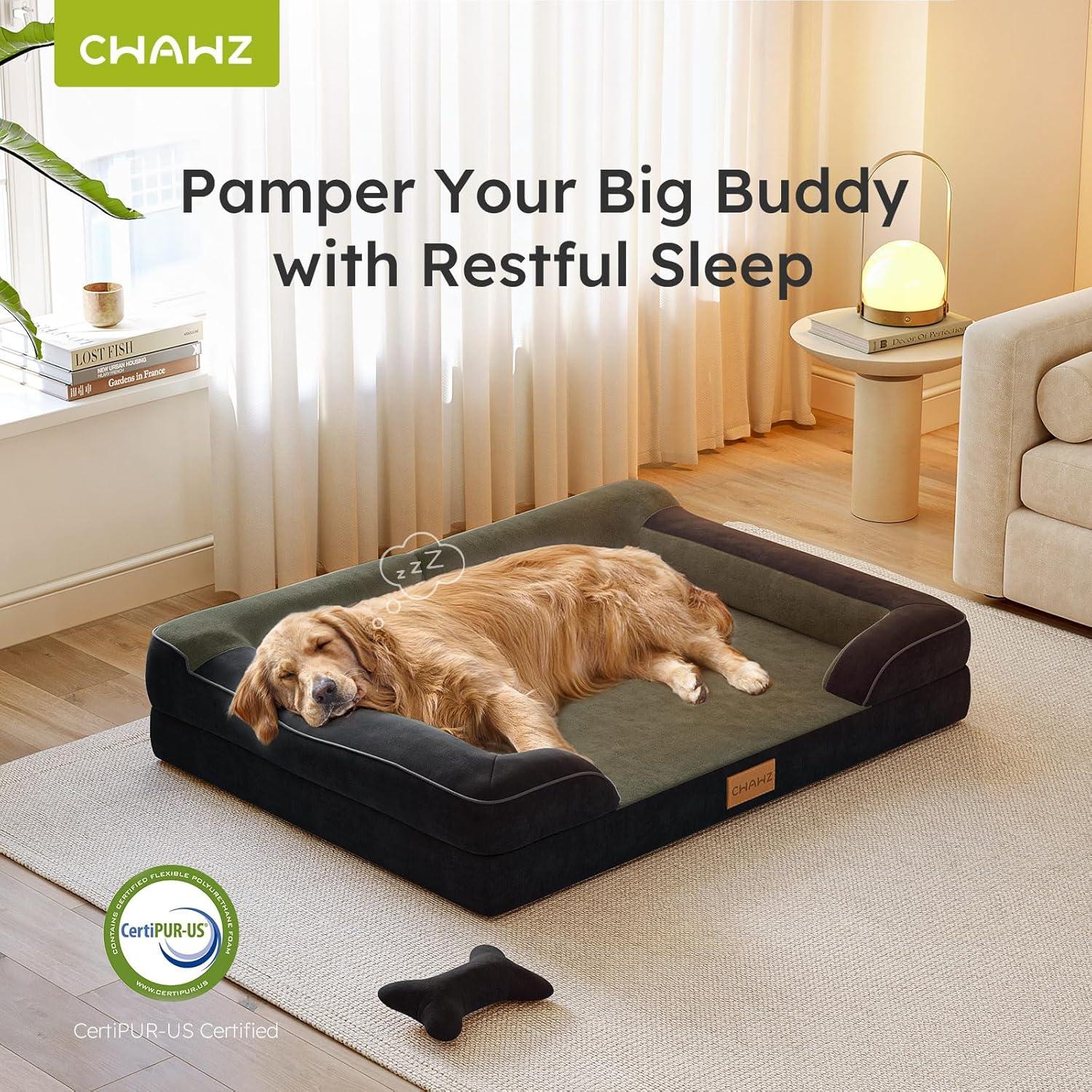 Cama Ortopédica para Perros Jumbo CWAWZ 114 cm Impermeable