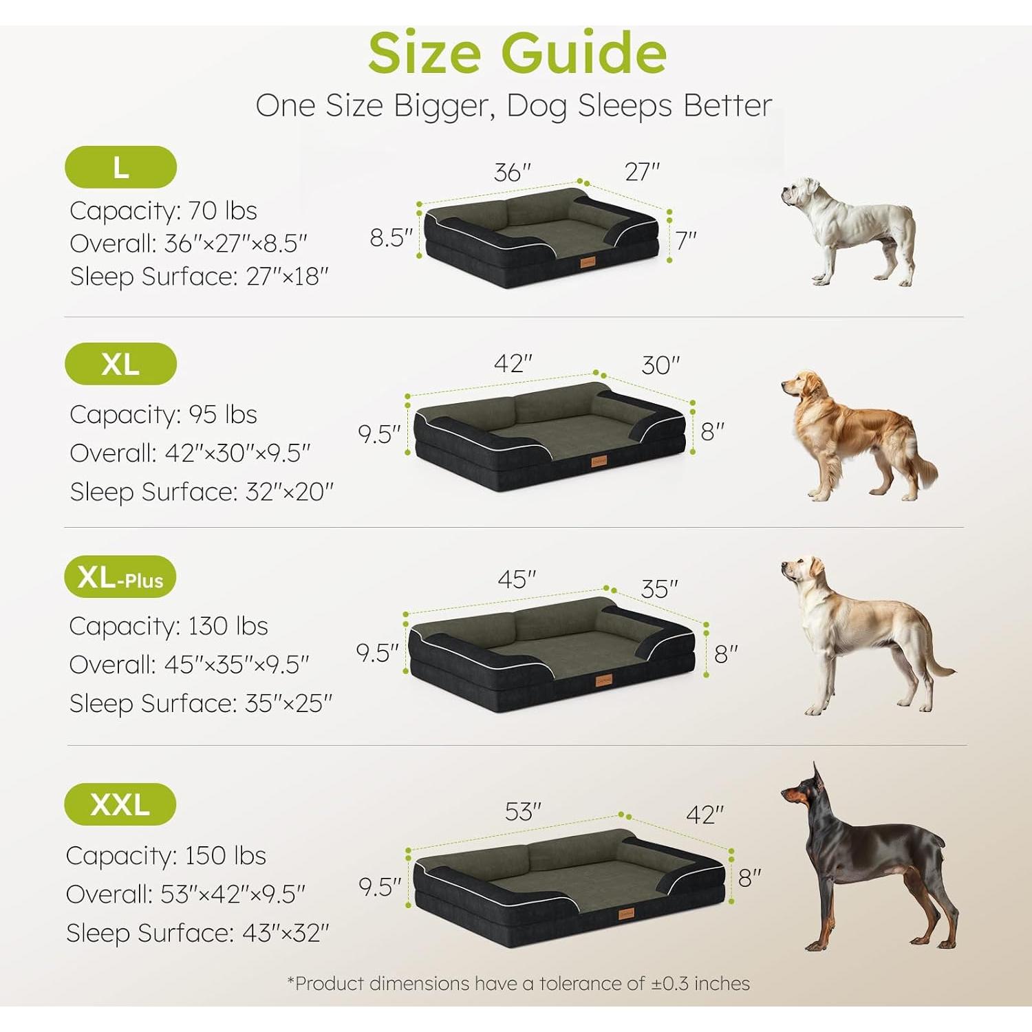 Cama Ortopédica para Perros Jumbo CWAWZ 114 cm Impermeable