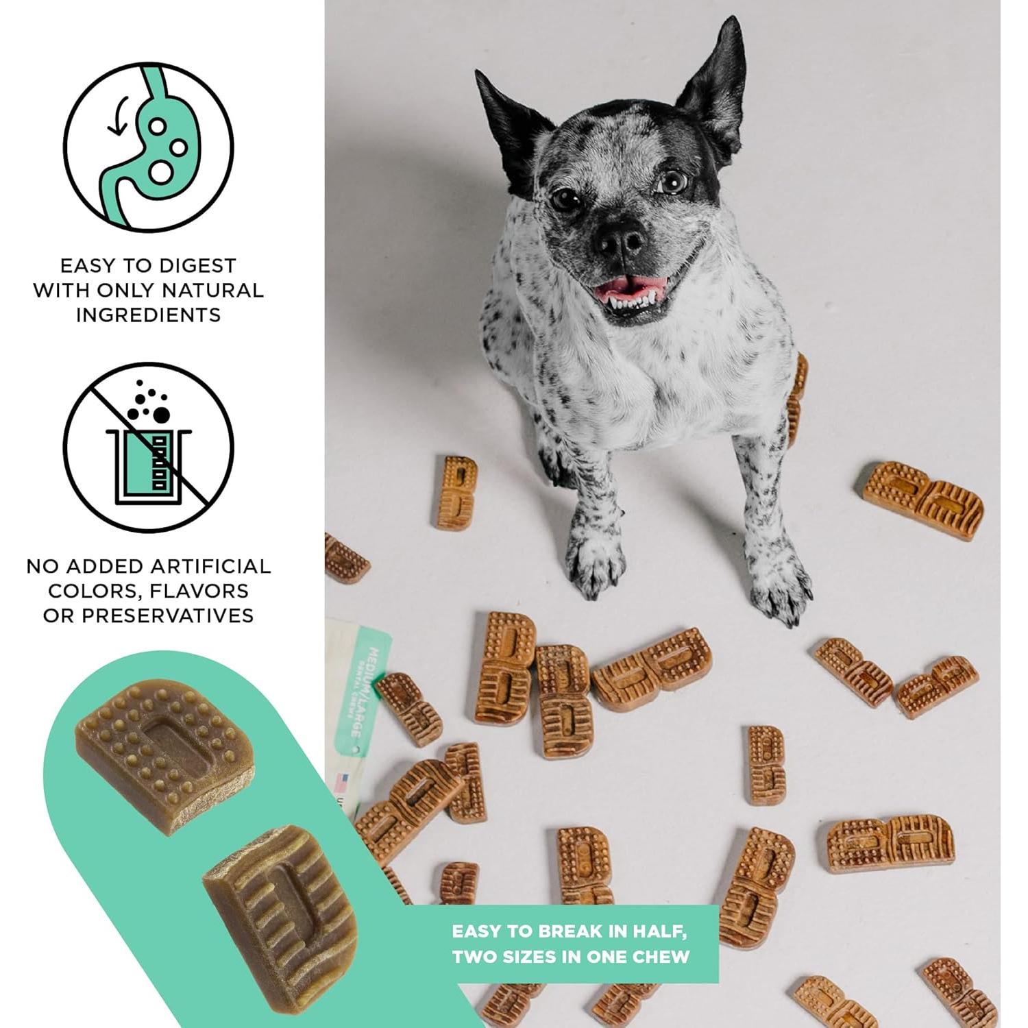 Masticables Dentales BIXBI para Perros Mini 30 Unidades
