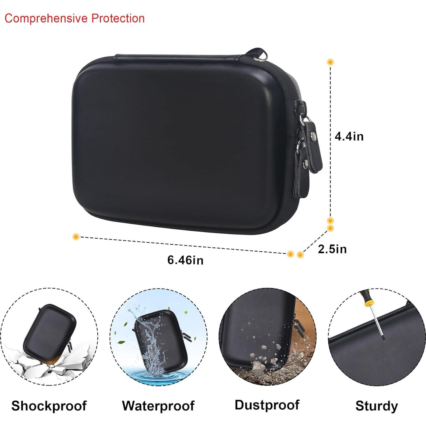 Funda de Transporte Elonbo para Etiquetadora Phomemo D30/D35 - Negra