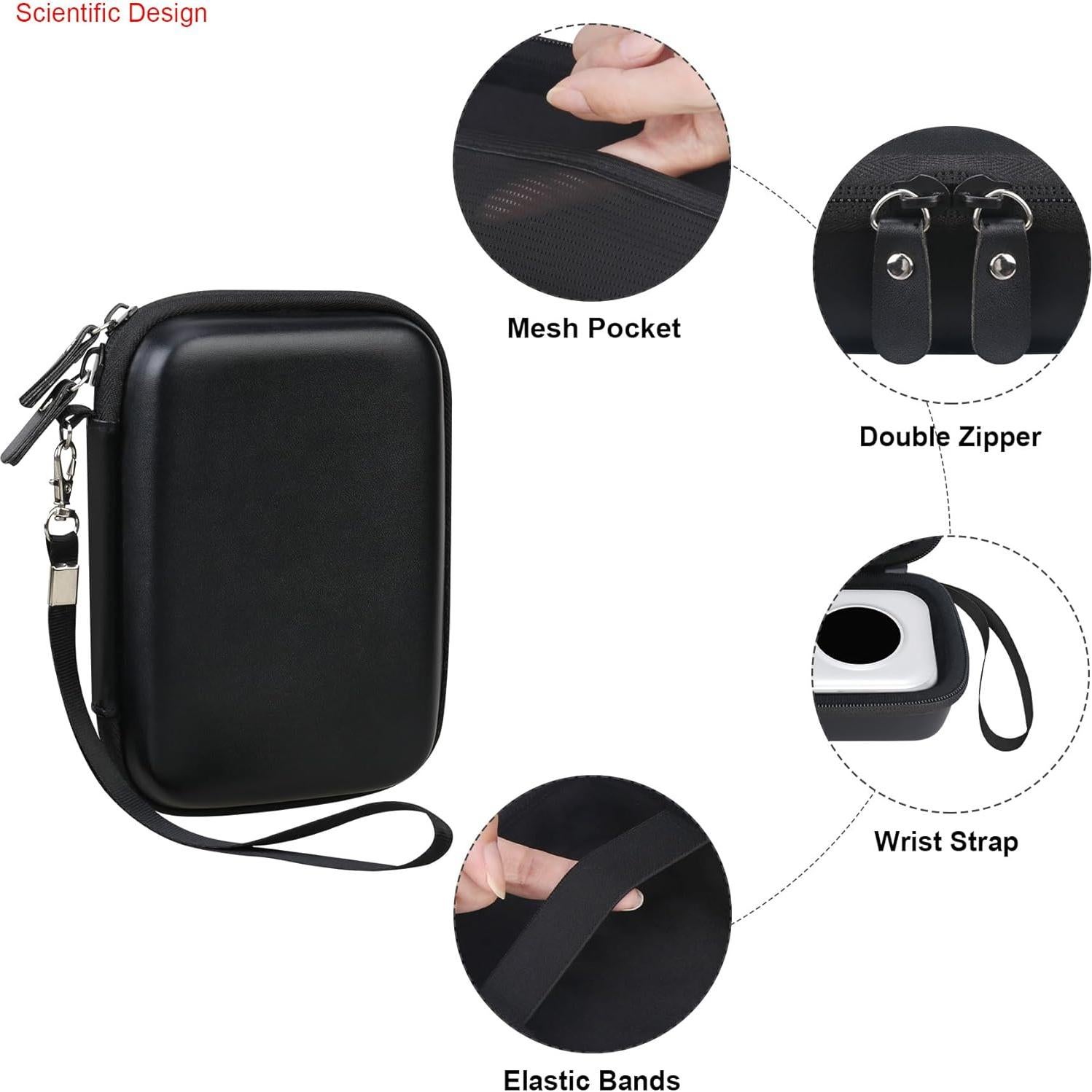 Funda de Transporte Elonbo para Etiquetadora Phomemo D30/D35 - Negra