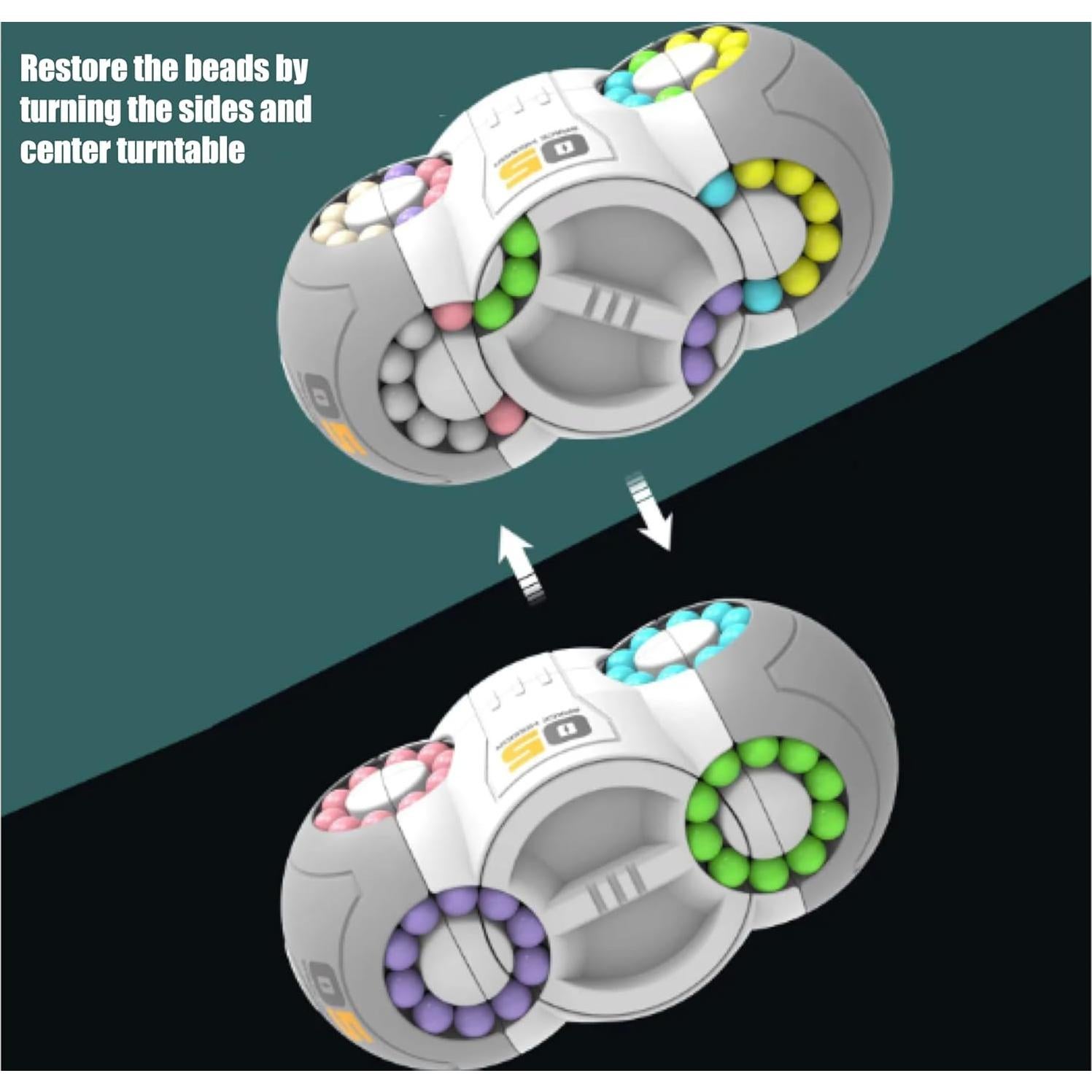 Juguete Rotatorio Olivica Magic Beans 8 Lados Antiestrés