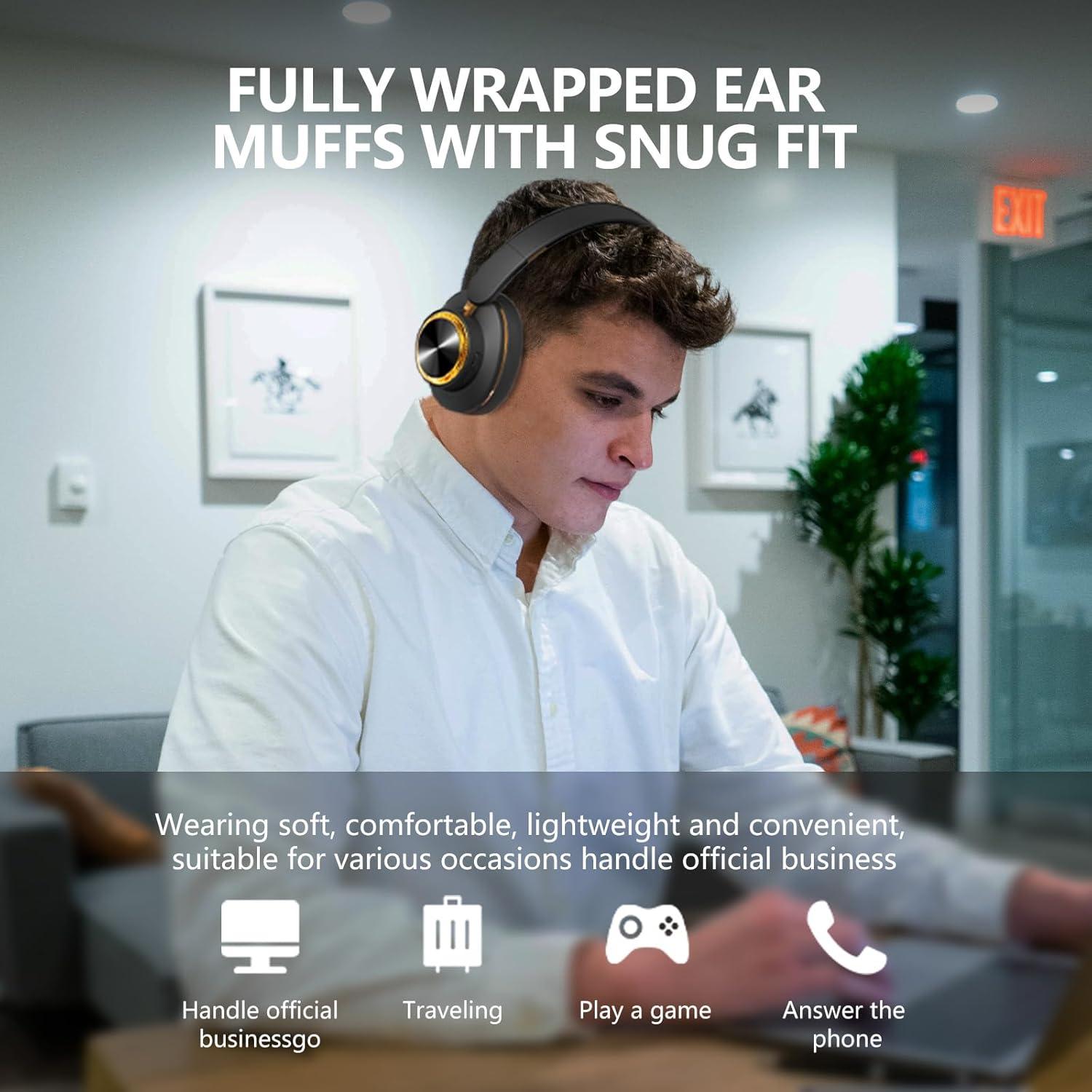 Auriculares Inalámbricos H8 Shenzhen con ANC y 120 Horas de Batería