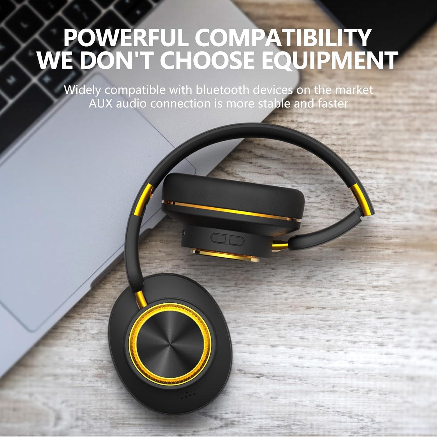 Auriculares Inalámbricos H8 Shenzhen con ANC y 120 Horas de Batería