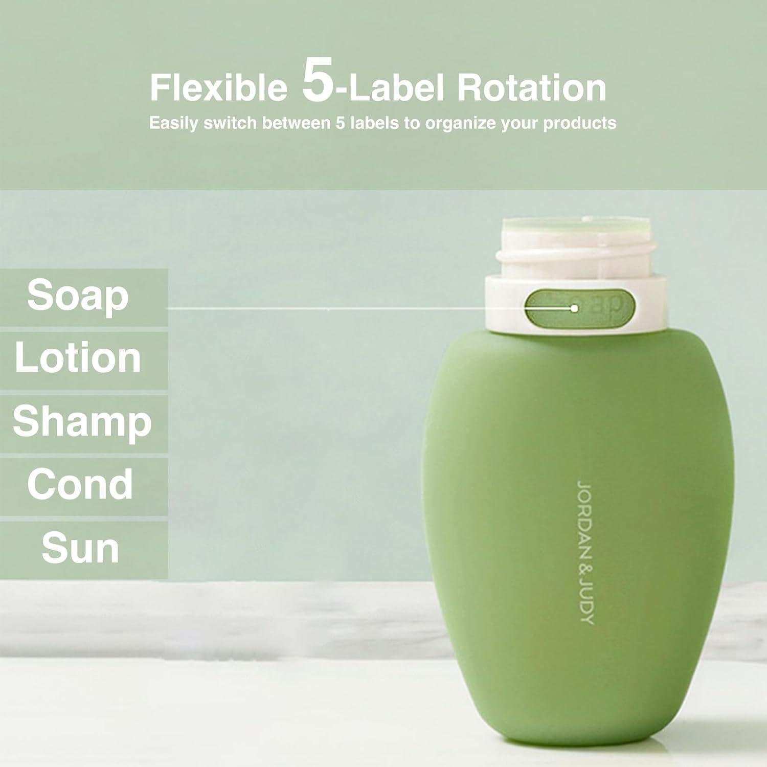 Contenedores de Silicona Reutilizables INUSO 80ml Verde Musgo