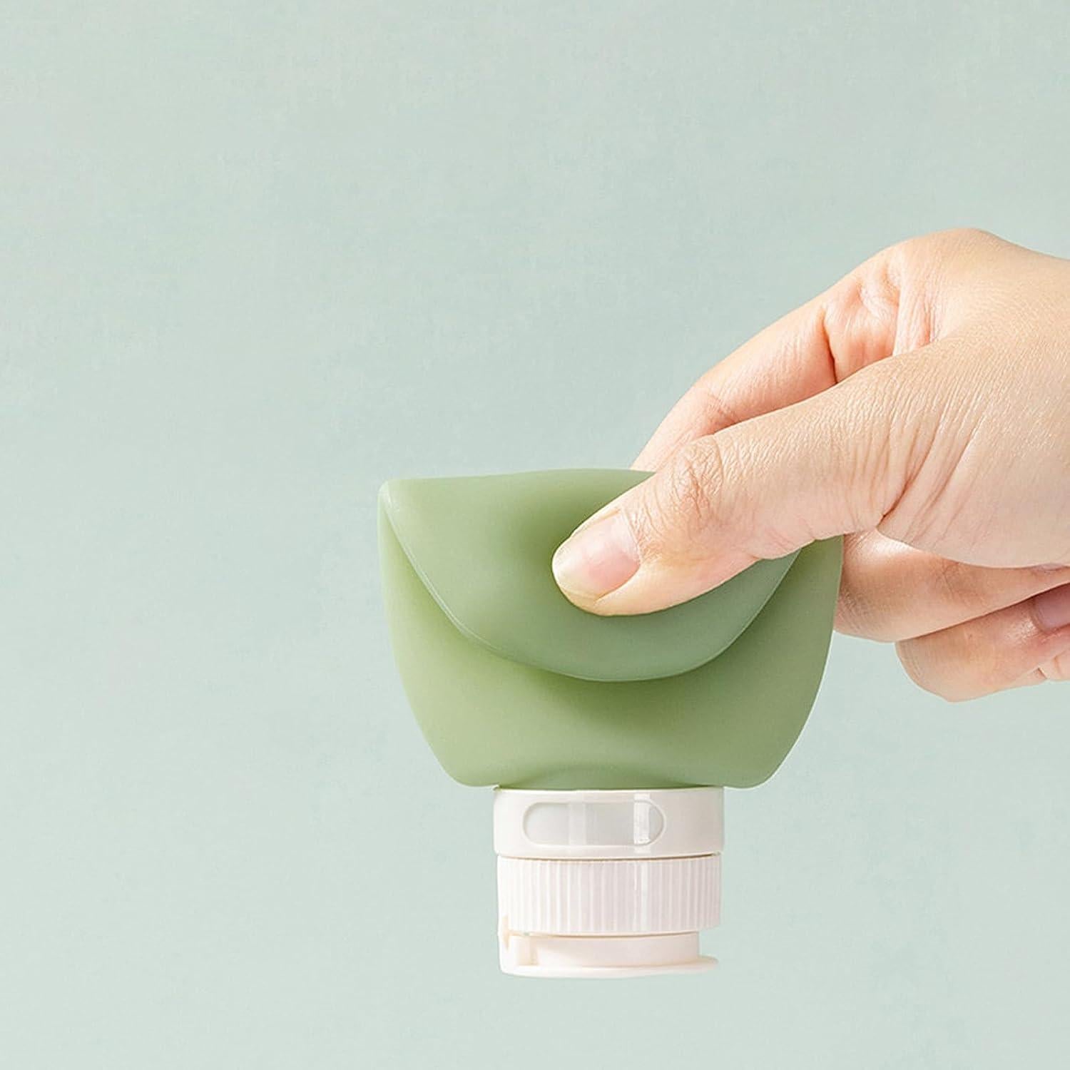 Contenedores de Silicona Reutilizables INUSO 80ml Verde Musgo