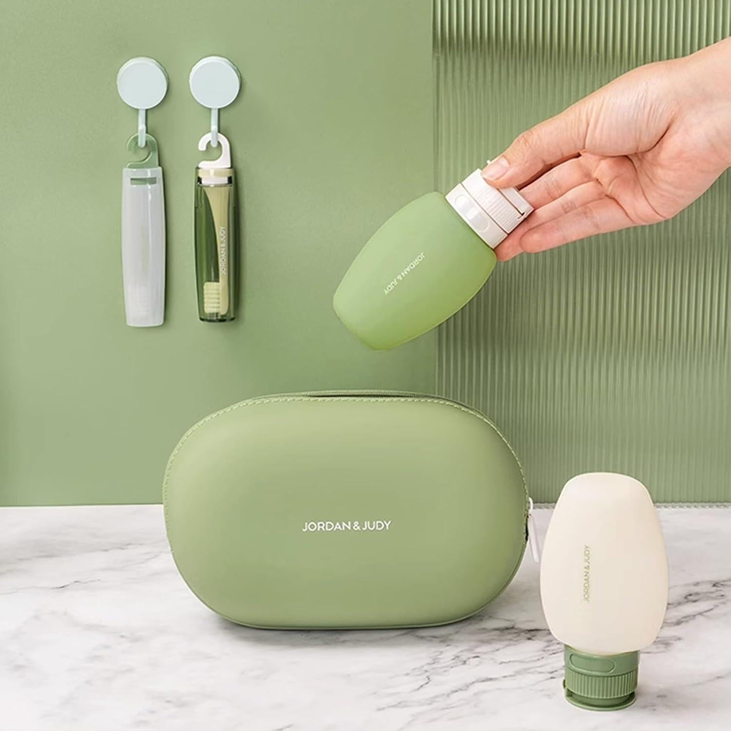 Contenedores de Silicona Reutilizables INUSO 80ml Verde Musgo